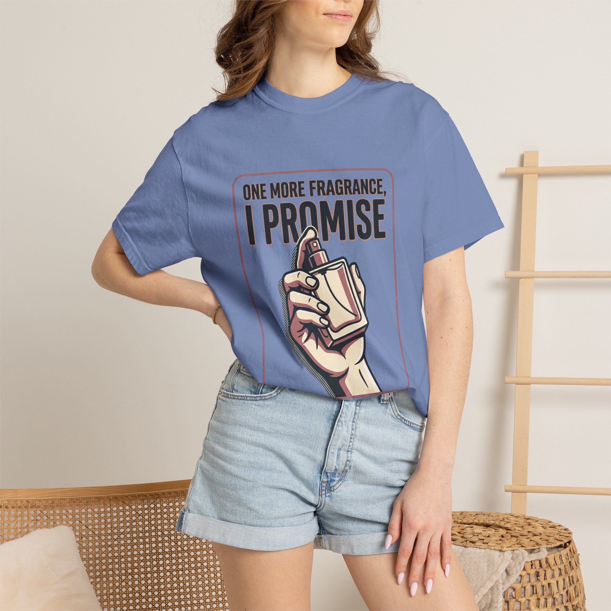 Fragrance Lover T-Shirt — "One More Fragrance, I Promise" Graphic Tee