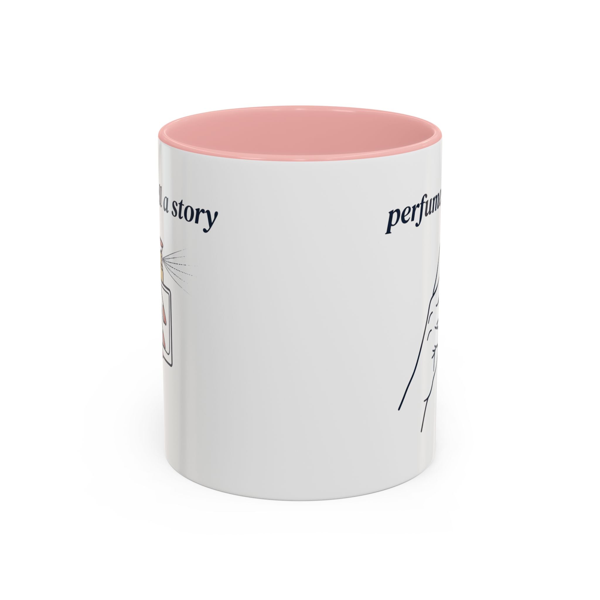 Perfumes Tell a Story Accent Coffee Mug — Scent Lover Gift (11/15oz)