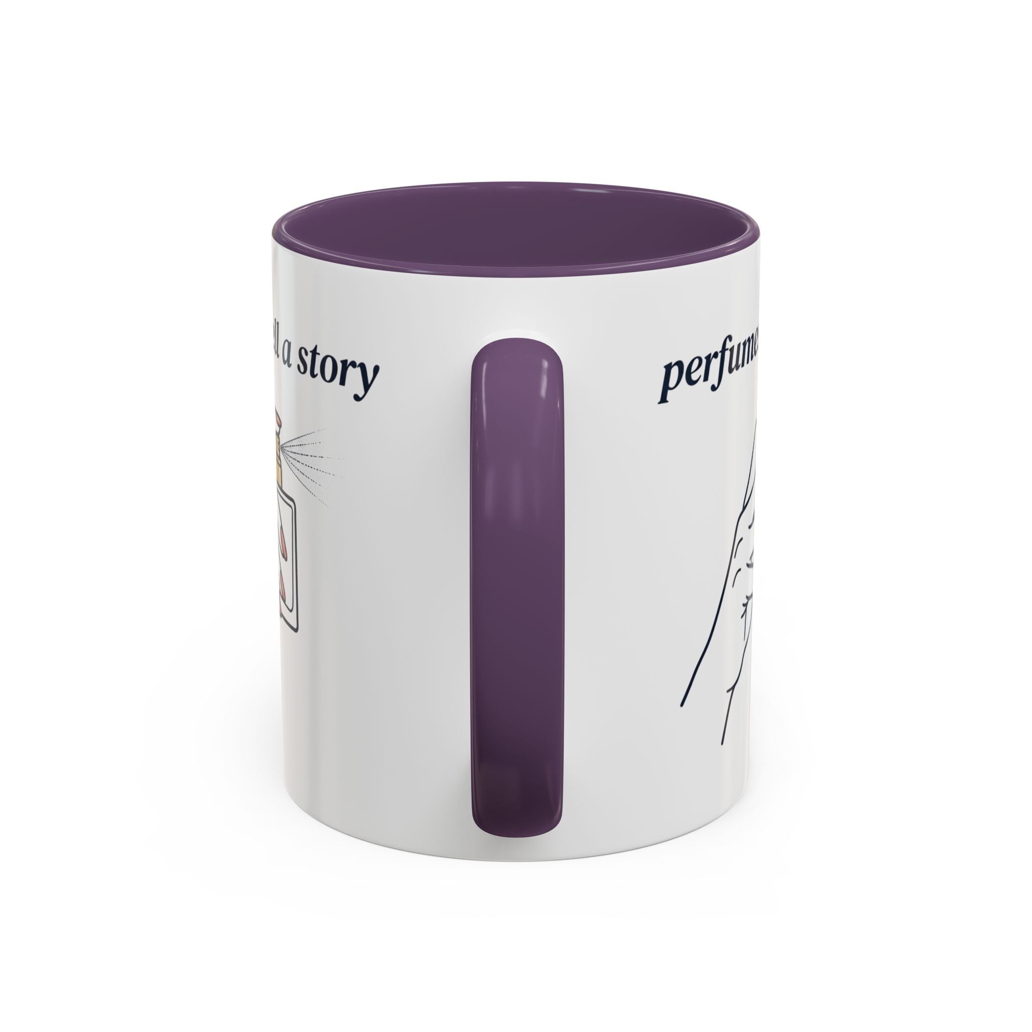 Perfumes Tell a Story Accent Coffee Mug — Scent Lover Gift (11/15oz)