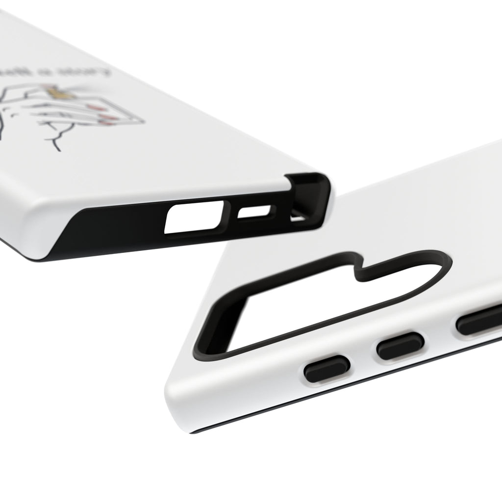 Phone Case — "perfumes tell a story" Minimalist Perfume Bottle Design