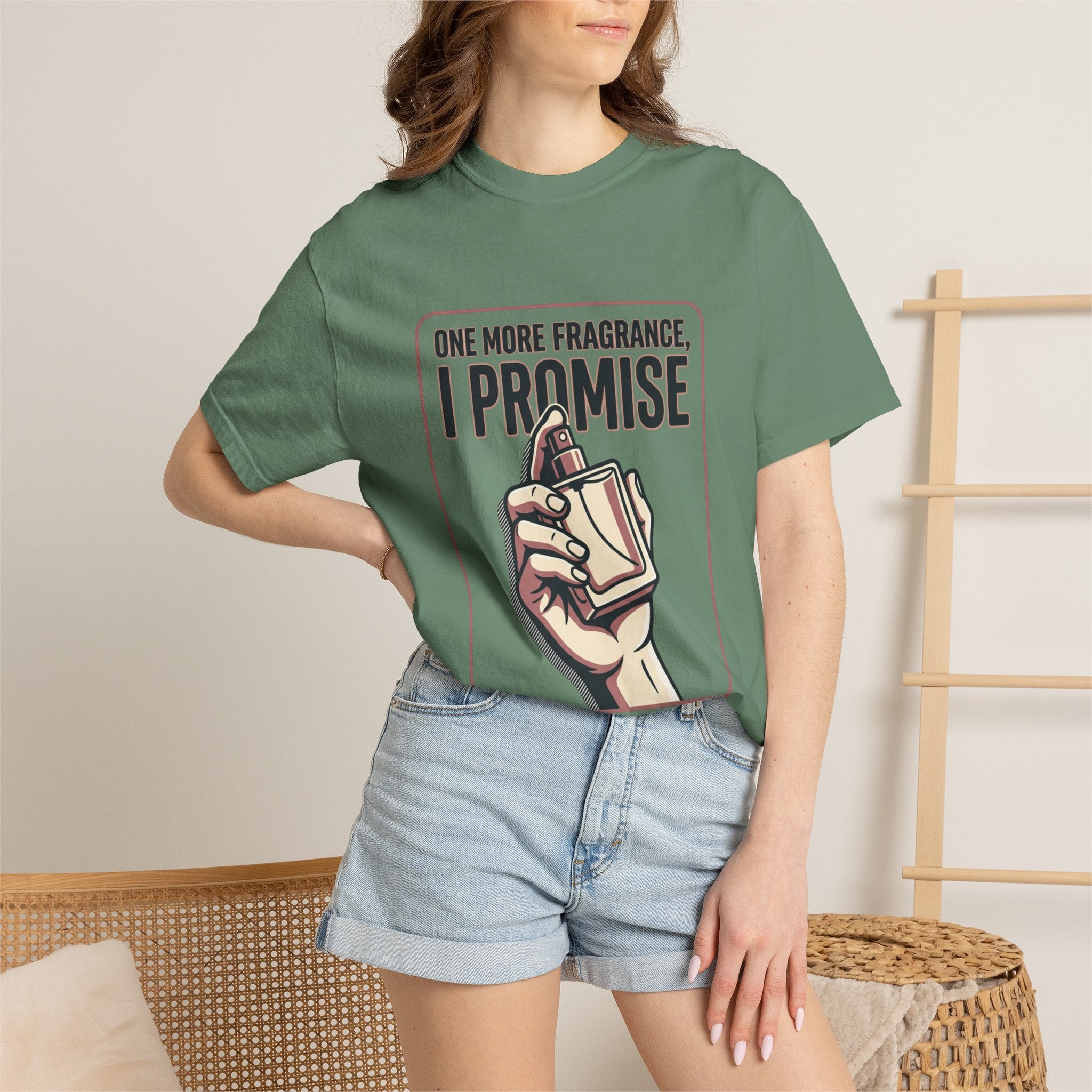 Fragrance Lover T-Shirt — "One More Fragrance, I Promise" Graphic Tee