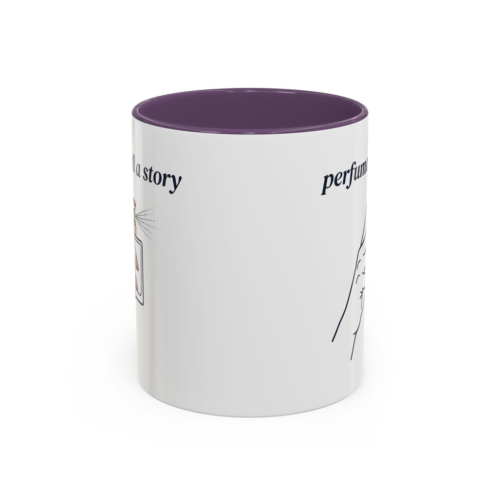 Perfumes Tell a Story Accent Coffee Mug — Scent Lover Gift (11/15oz)
