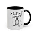 Scent Speaks Coffee Mug — "Scent Speaks Louder Than Words" Accent Mug (11/15oz)