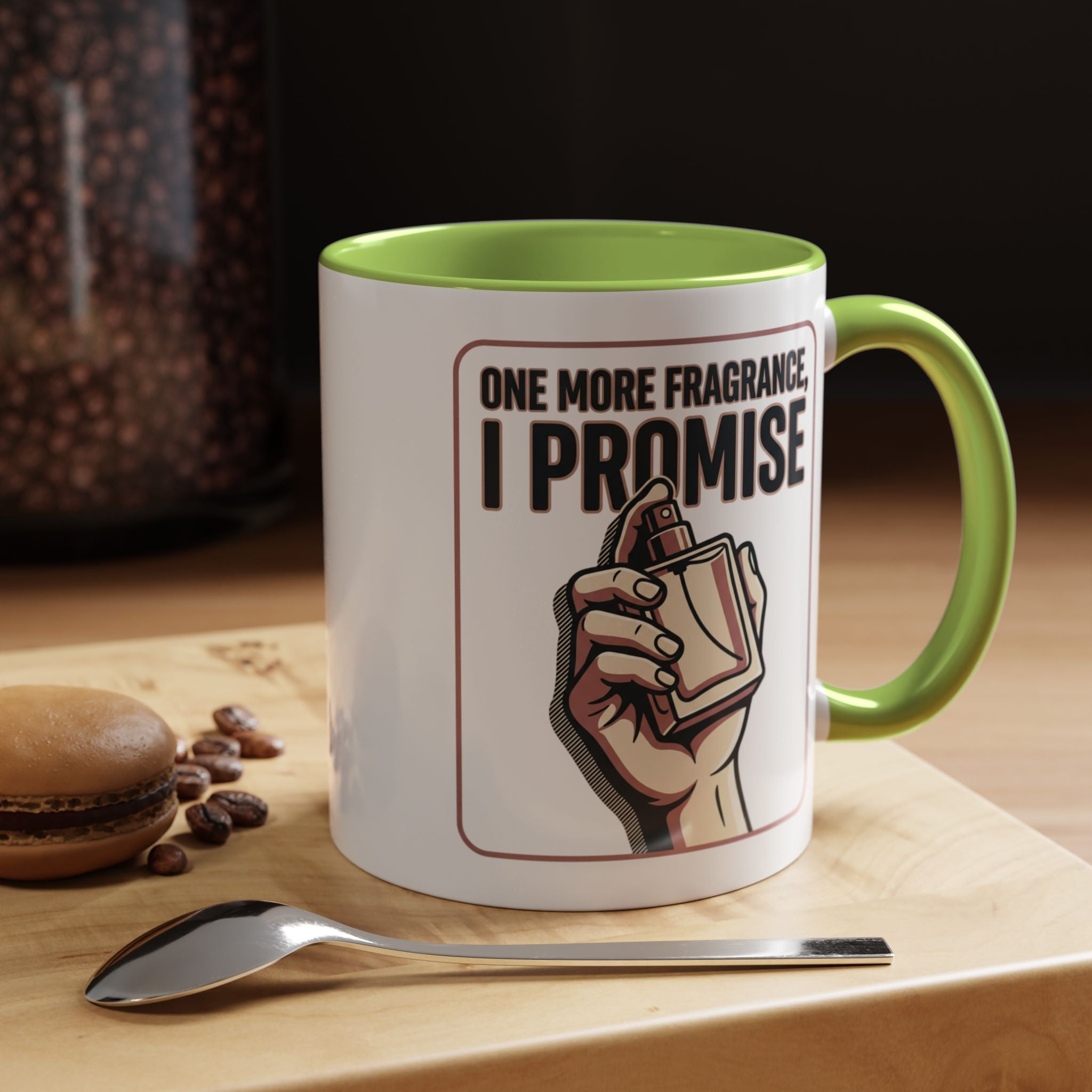 Coffee Mug — "One More Fragrance, I Promise" Perfume Lover Accent Mug (11/15oz)
