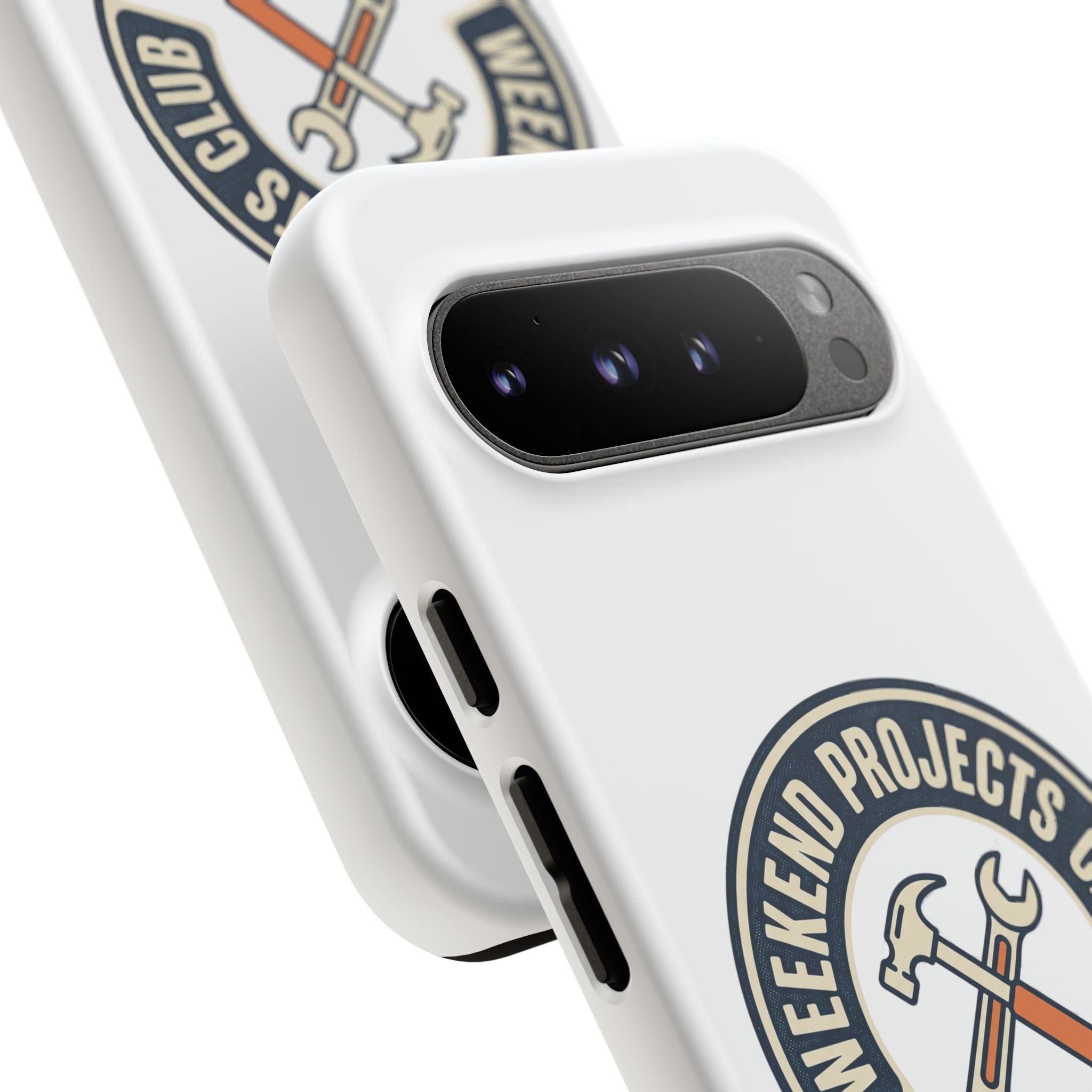 Weekend Projects Club Tough Phone Case — "build. fix. tinker."
