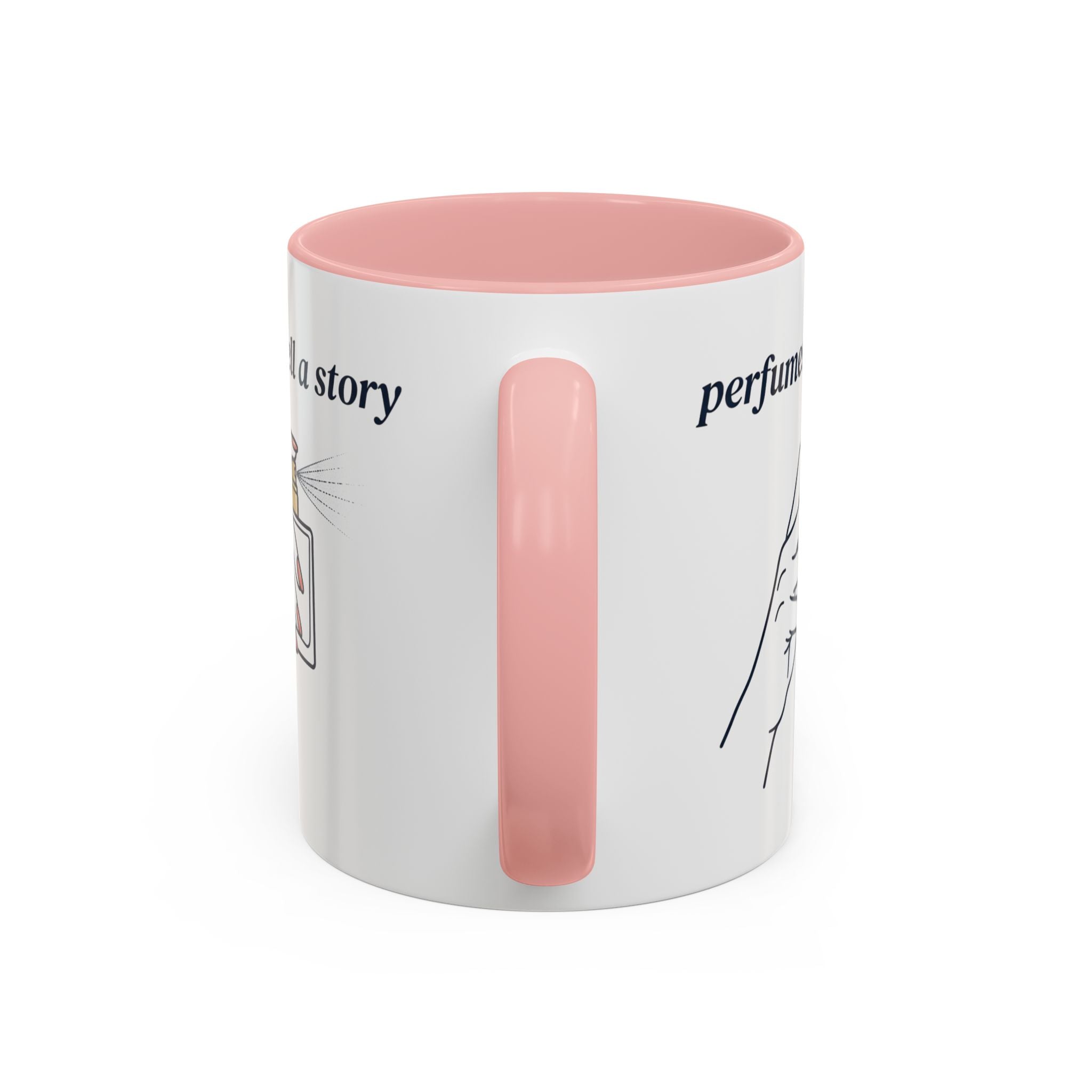 Perfumes Tell a Story Accent Coffee Mug — Scent Lover Gift (11/15oz)