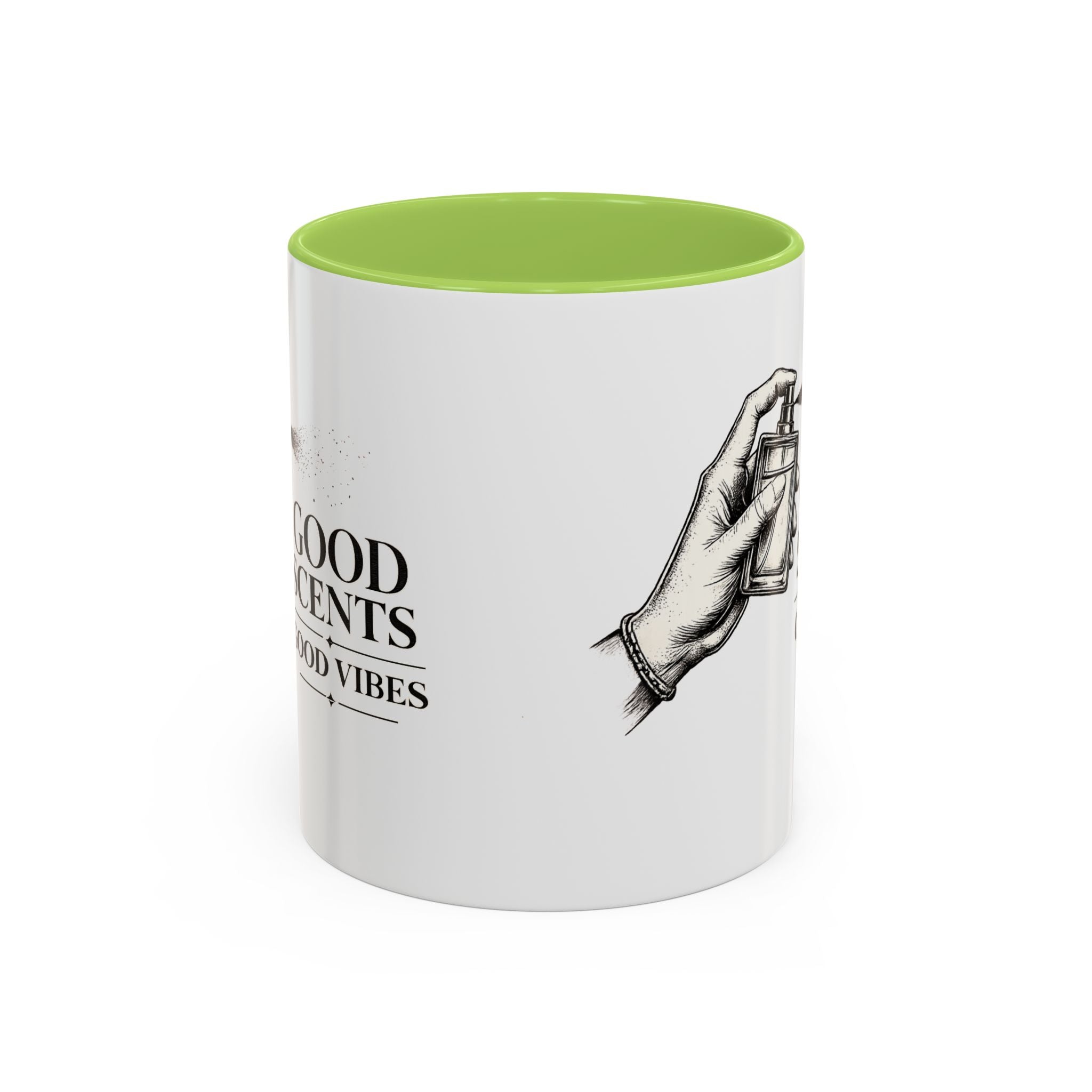 Good Scents, Good Vibes Coffee Mug — Scent Perfume Graphic Accent Mug