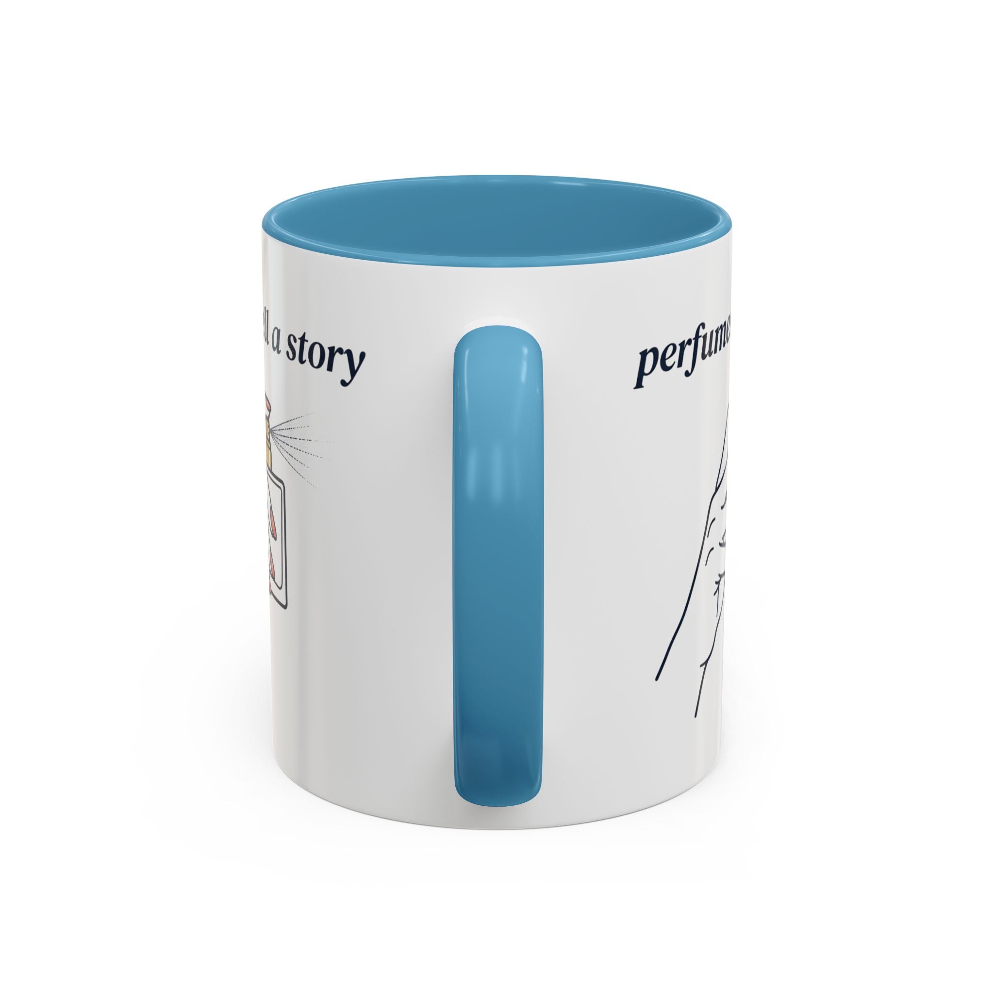 Perfumes Tell a Story Accent Coffee Mug — Scent Lover Gift (11/15oz)