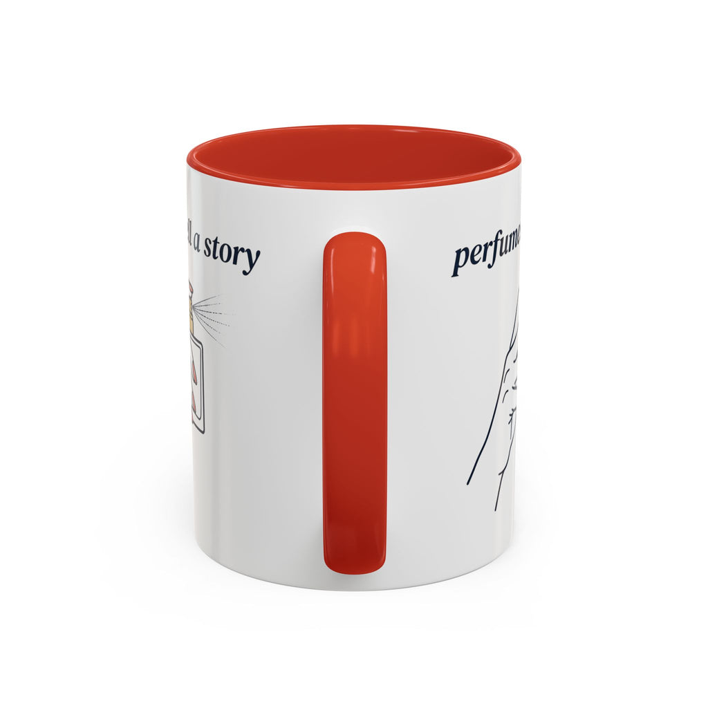 Perfumes Tell a Story Accent Coffee Mug — Scent Lover Gift (11/15oz)