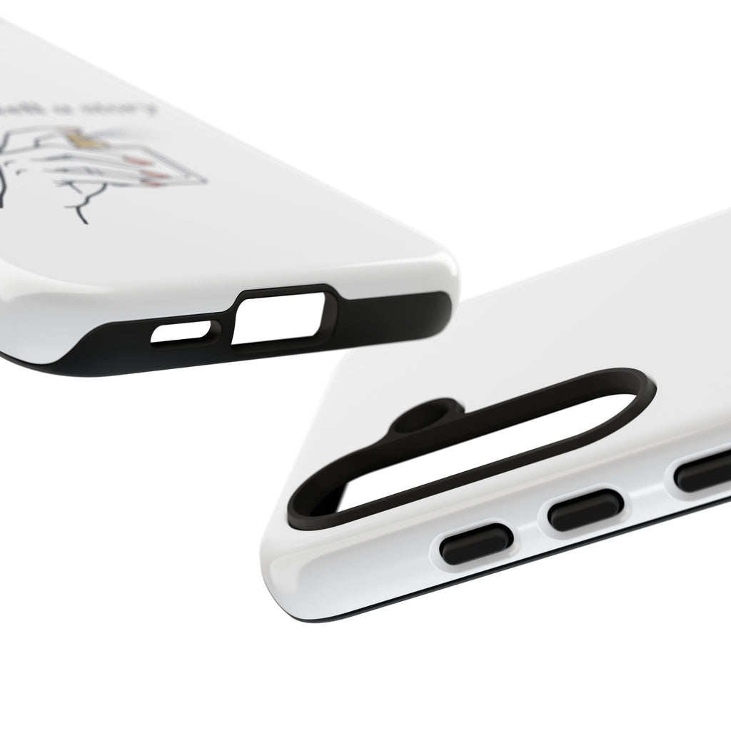 Phone Case — "perfumes tell a story" Minimalist Perfume Bottle Design