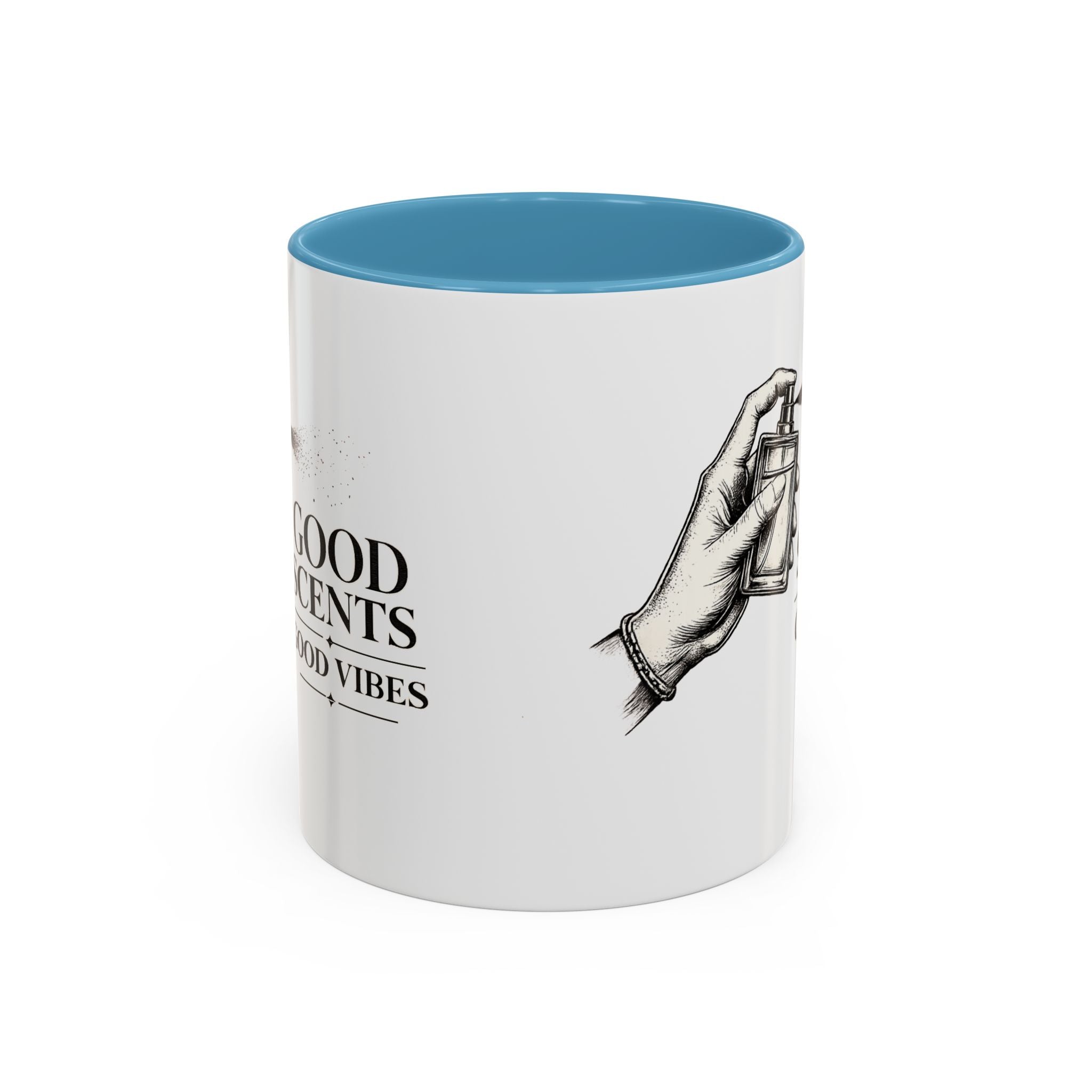 Good Scents, Good Vibes Coffee Mug — Scent Perfume Graphic Accent Mug