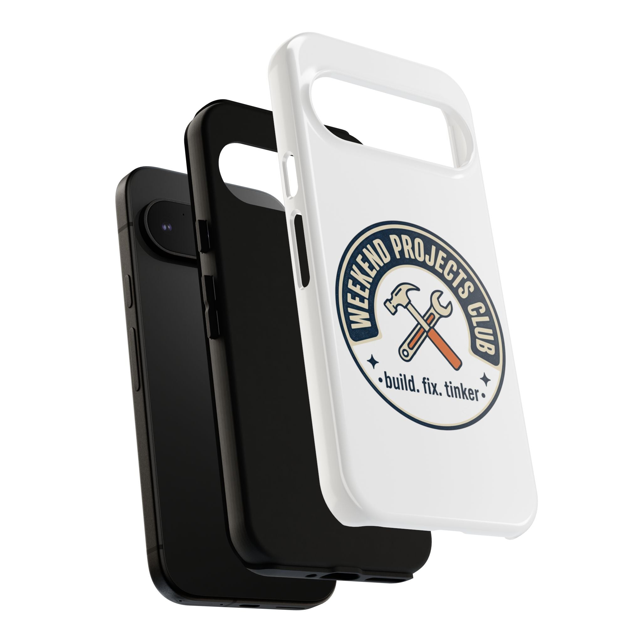 Weekend Projects Club Tough Phone Case — "build. fix. tinker."