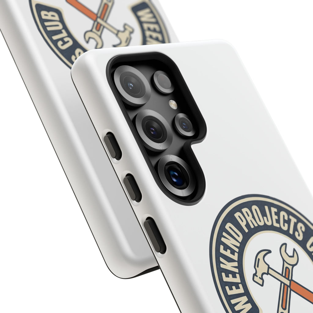 Weekend Projects Club Tough Phone Case — "build. fix. tinker."