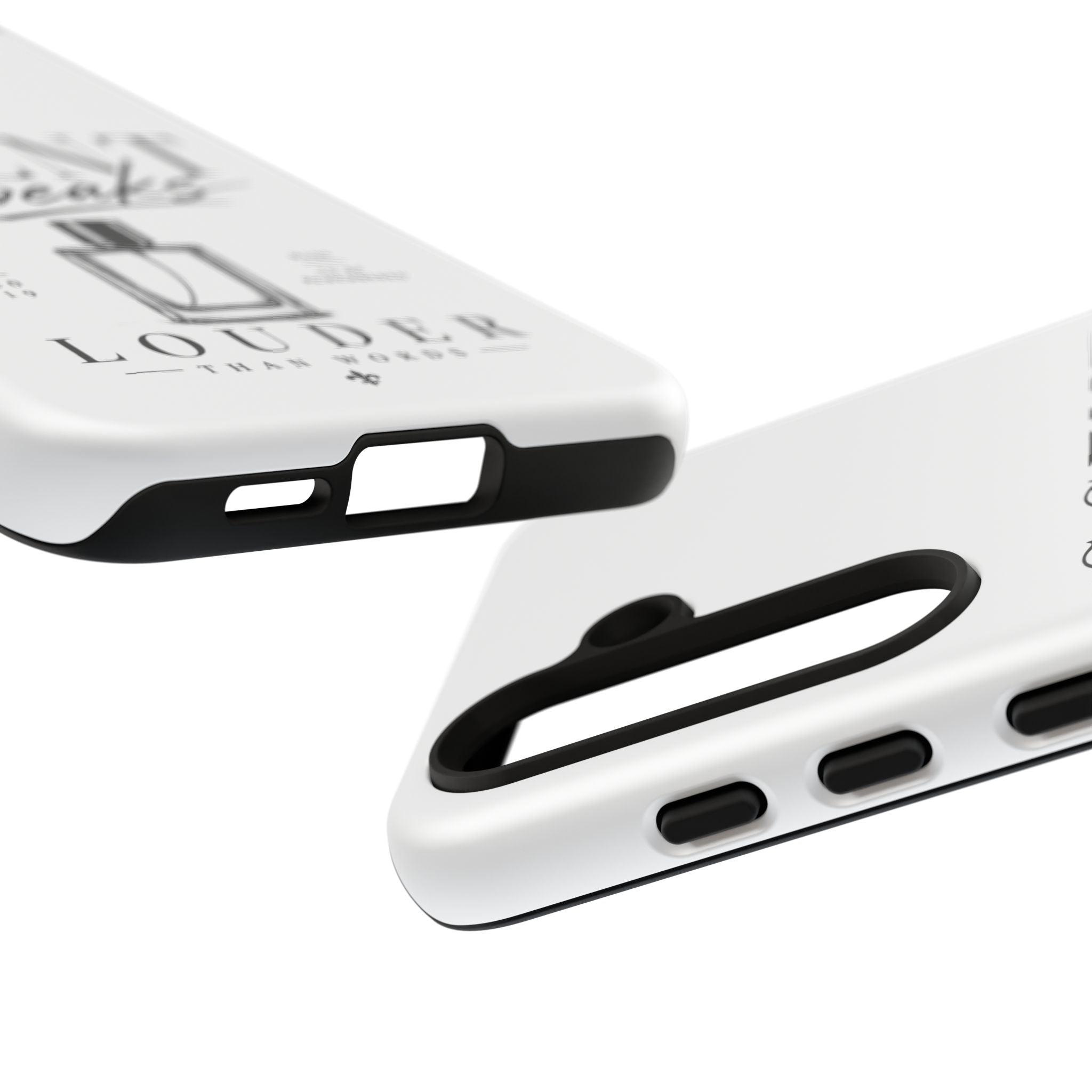 Phone Case — "Scent Speaks Louder Than Words" Perfume Bottle Design