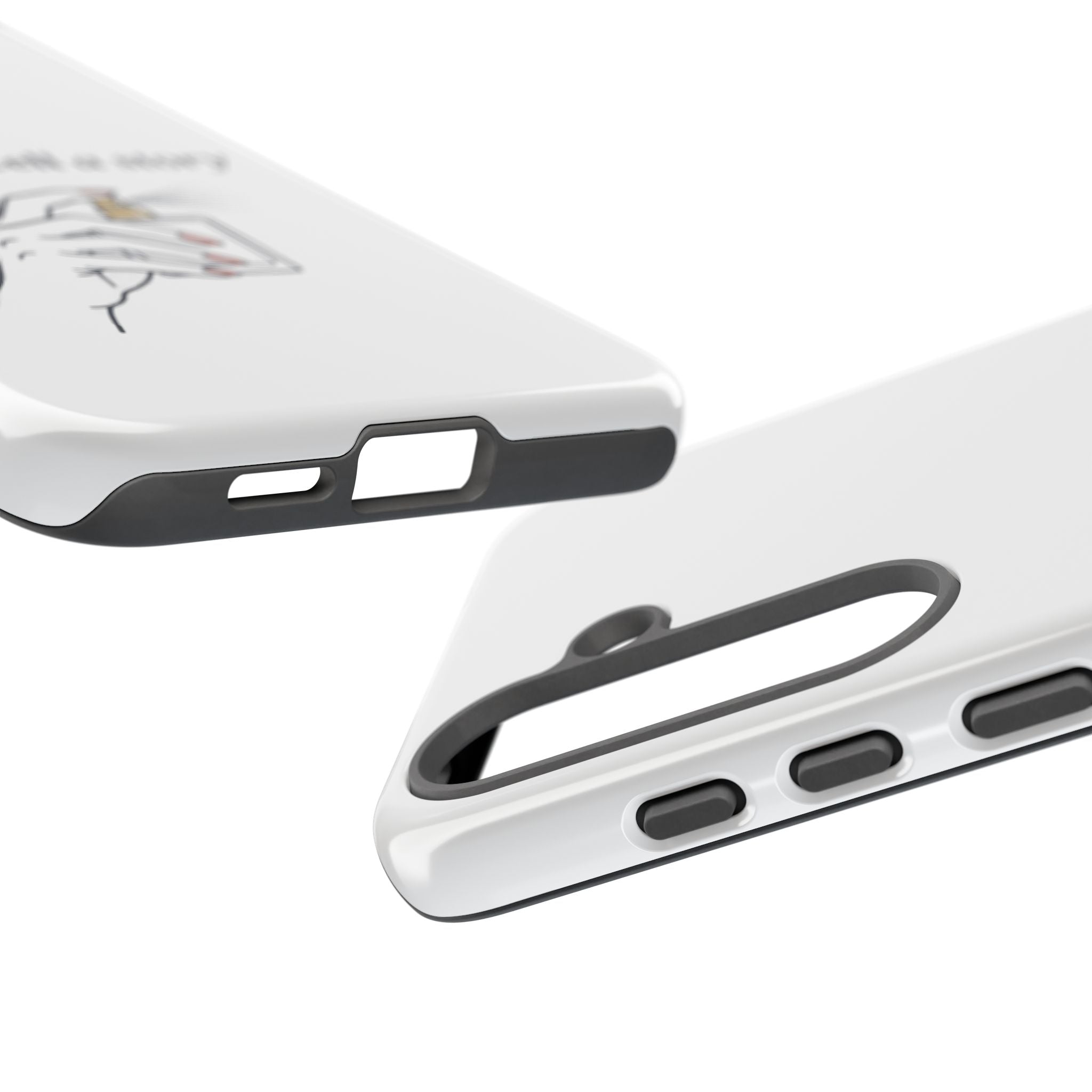 Phone Case — "perfumes tell a story" Minimalist Perfume Bottle Design