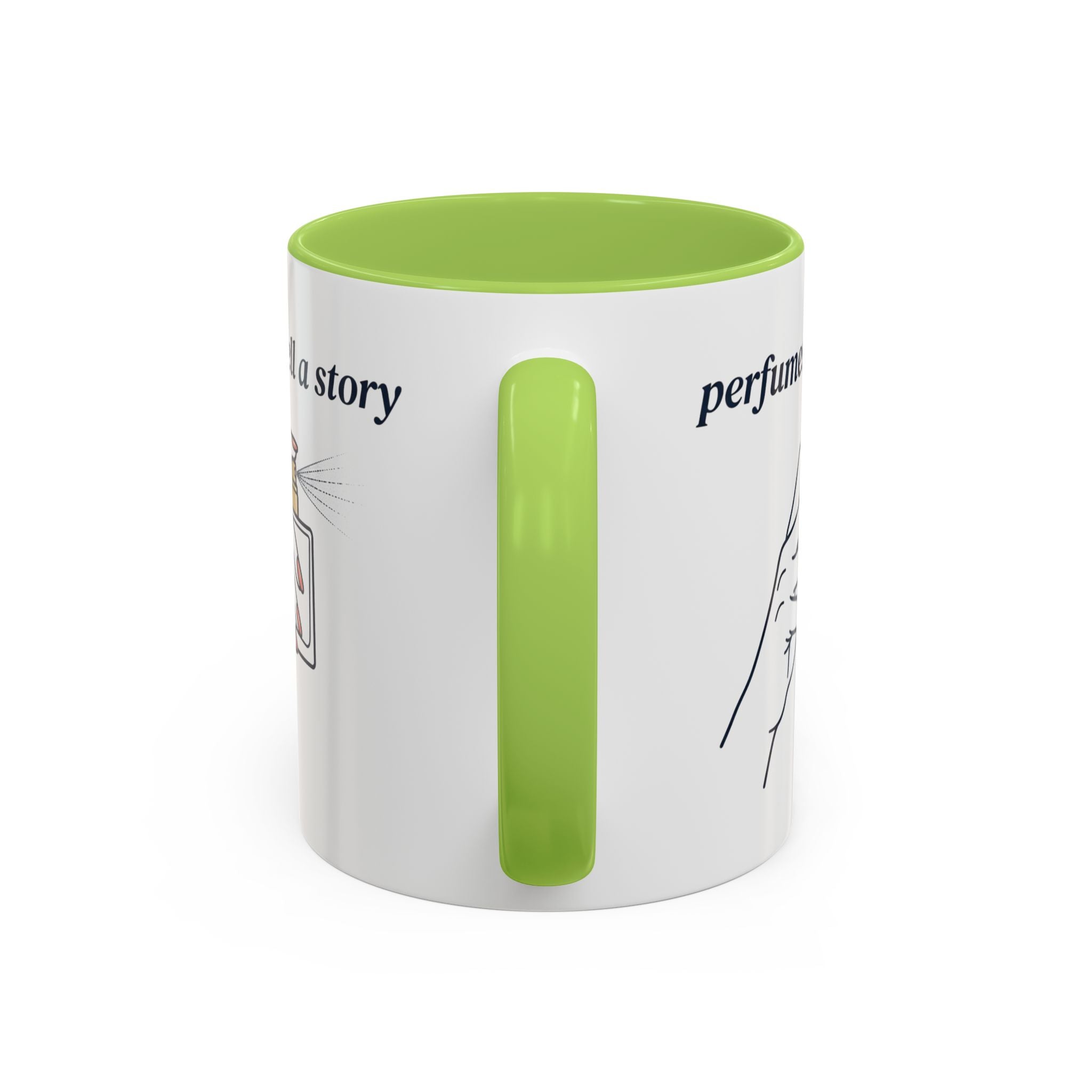 Perfumes Tell a Story Accent Coffee Mug — Scent Lover Gift (11/15oz)