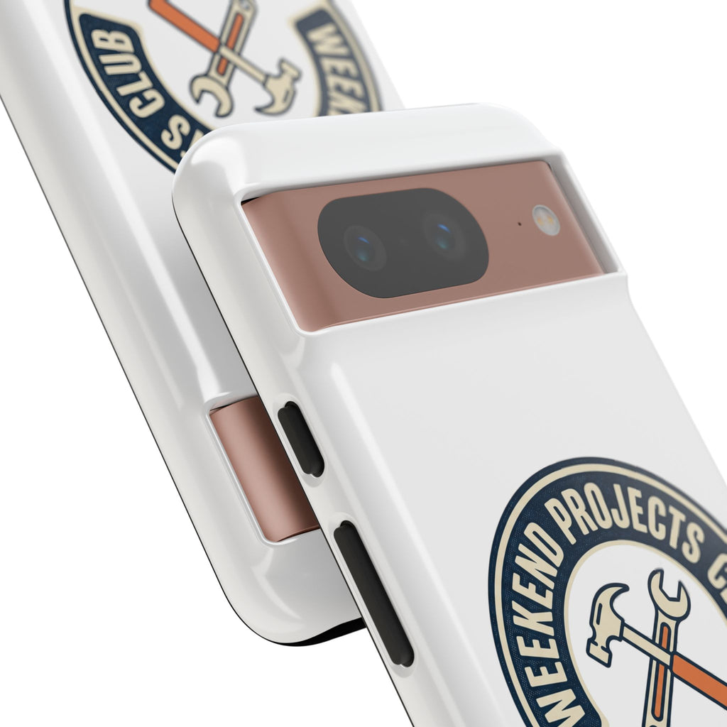 Weekend Projects Club Tough Phone Case — "build. fix. tinker."