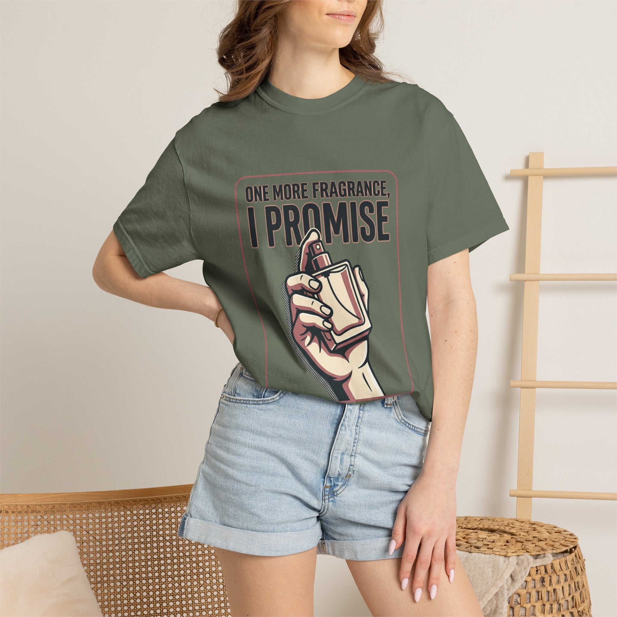 Fragrance Lover T-Shirt — "One More Fragrance, I Promise" Graphic Tee