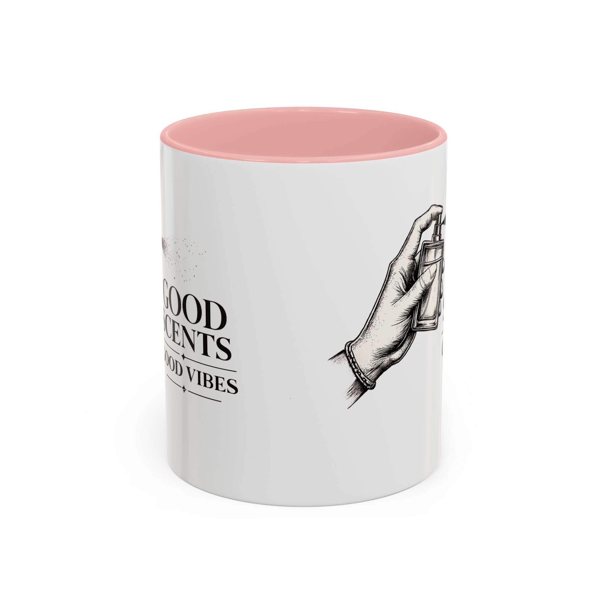 Good Scents, Good Vibes Coffee Mug — Scent Perfume Graphic Accent Mug