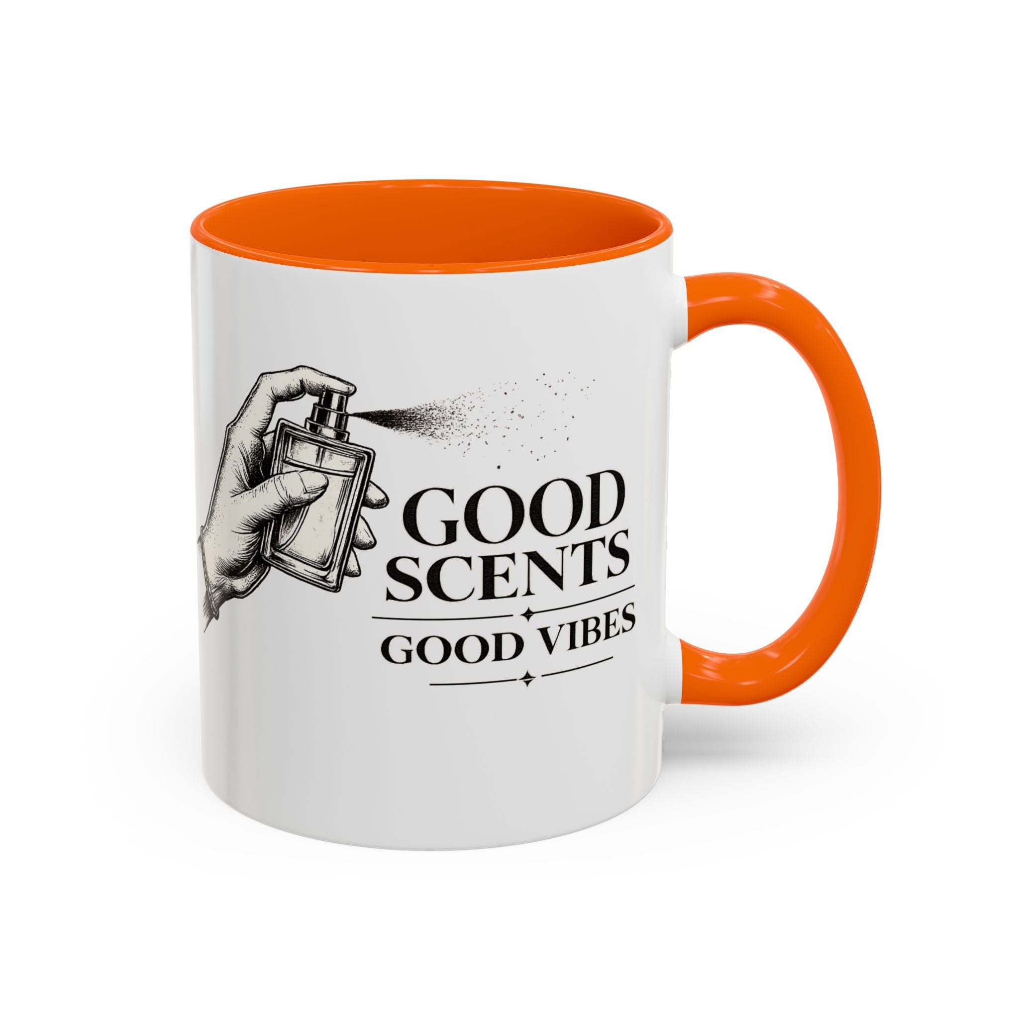 Good Scents, Good Vibes Coffee Mug — Scent Perfume Graphic Accent Mug