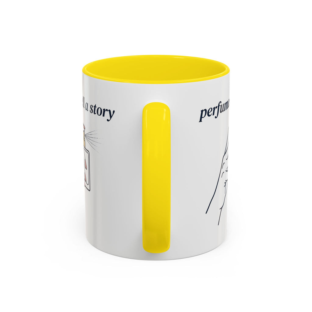 Perfumes Tell a Story Accent Coffee Mug — Scent Lover Gift (11/15oz)