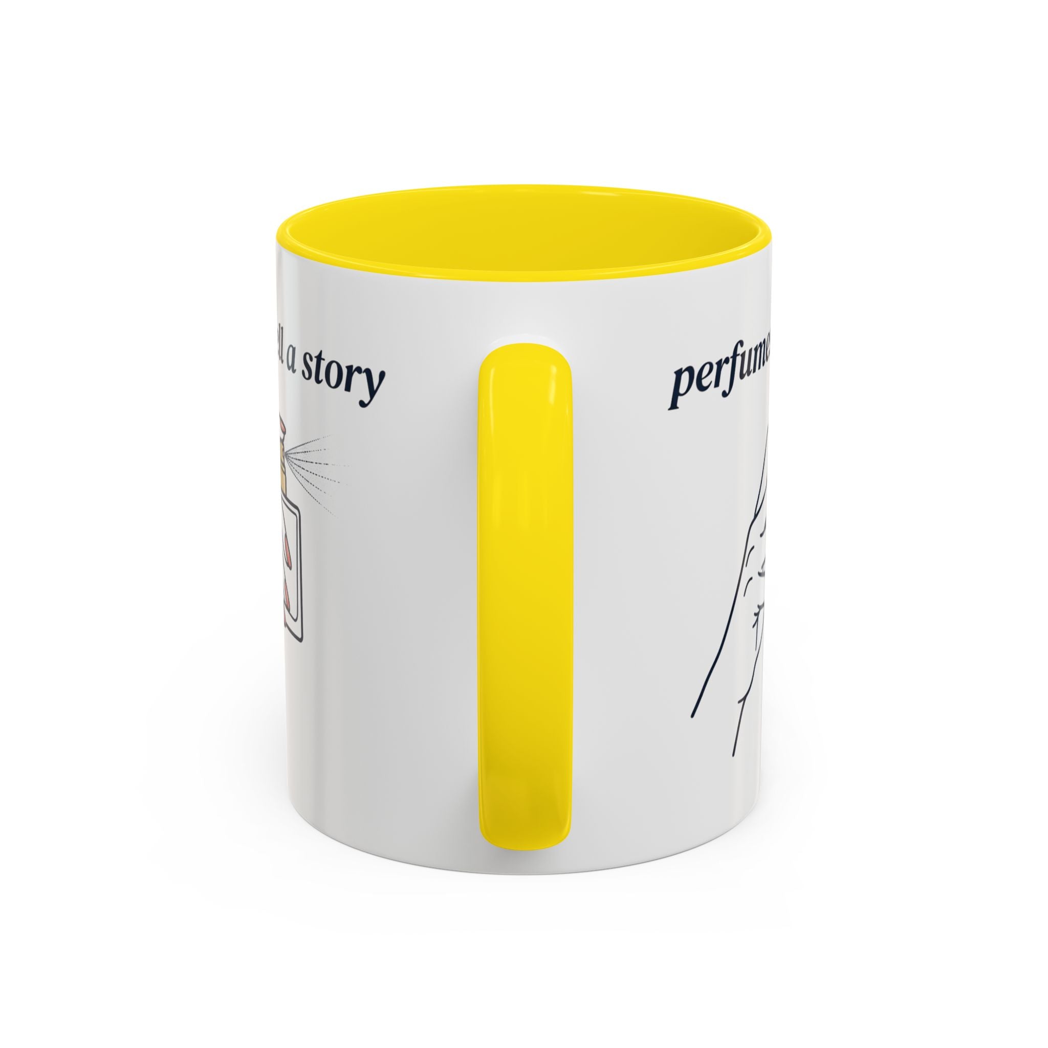 Perfumes Tell a Story Accent Coffee Mug — Scent Lover Gift (11/15oz)