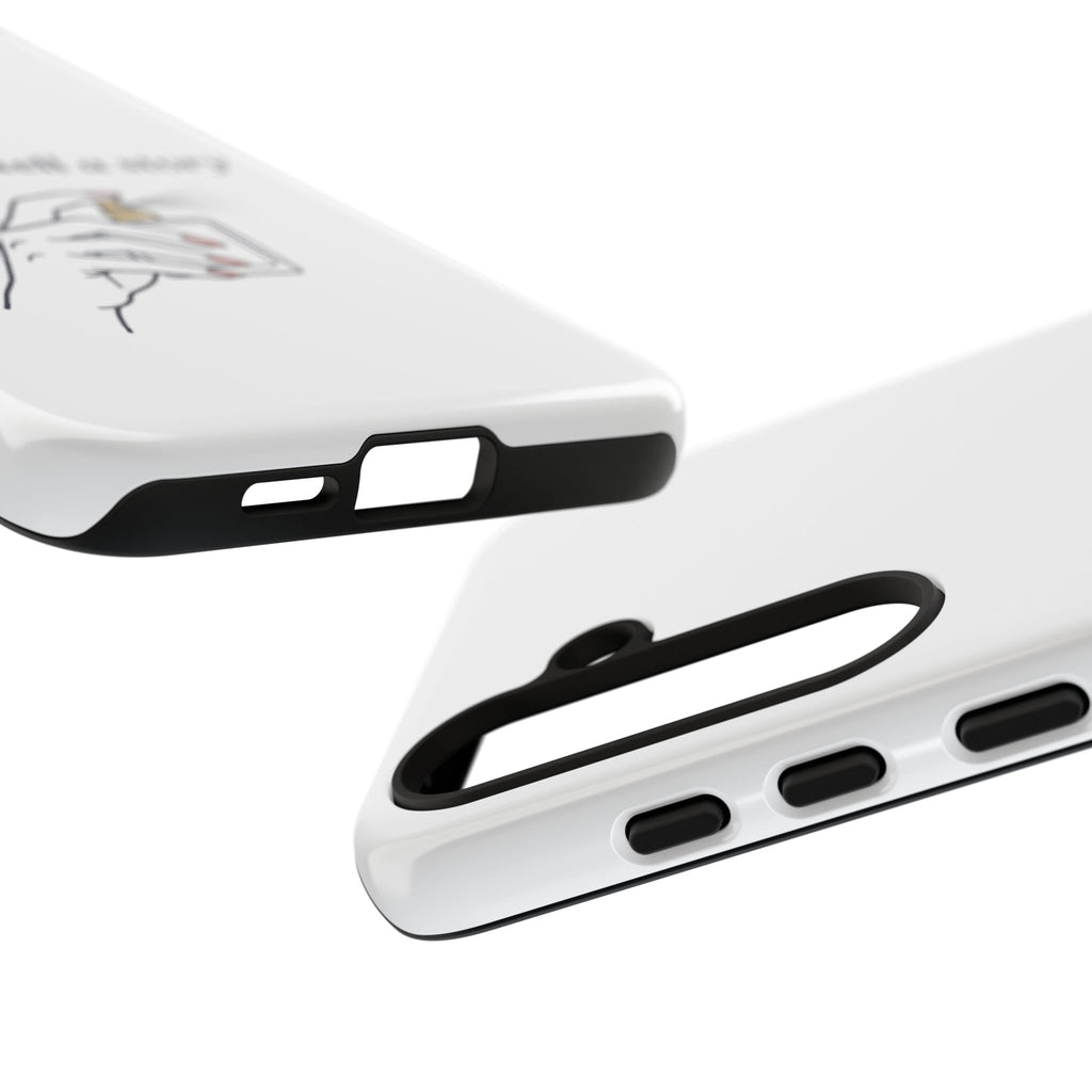 Phone Case — "perfumes tell a story" Minimalist Perfume Bottle Design
