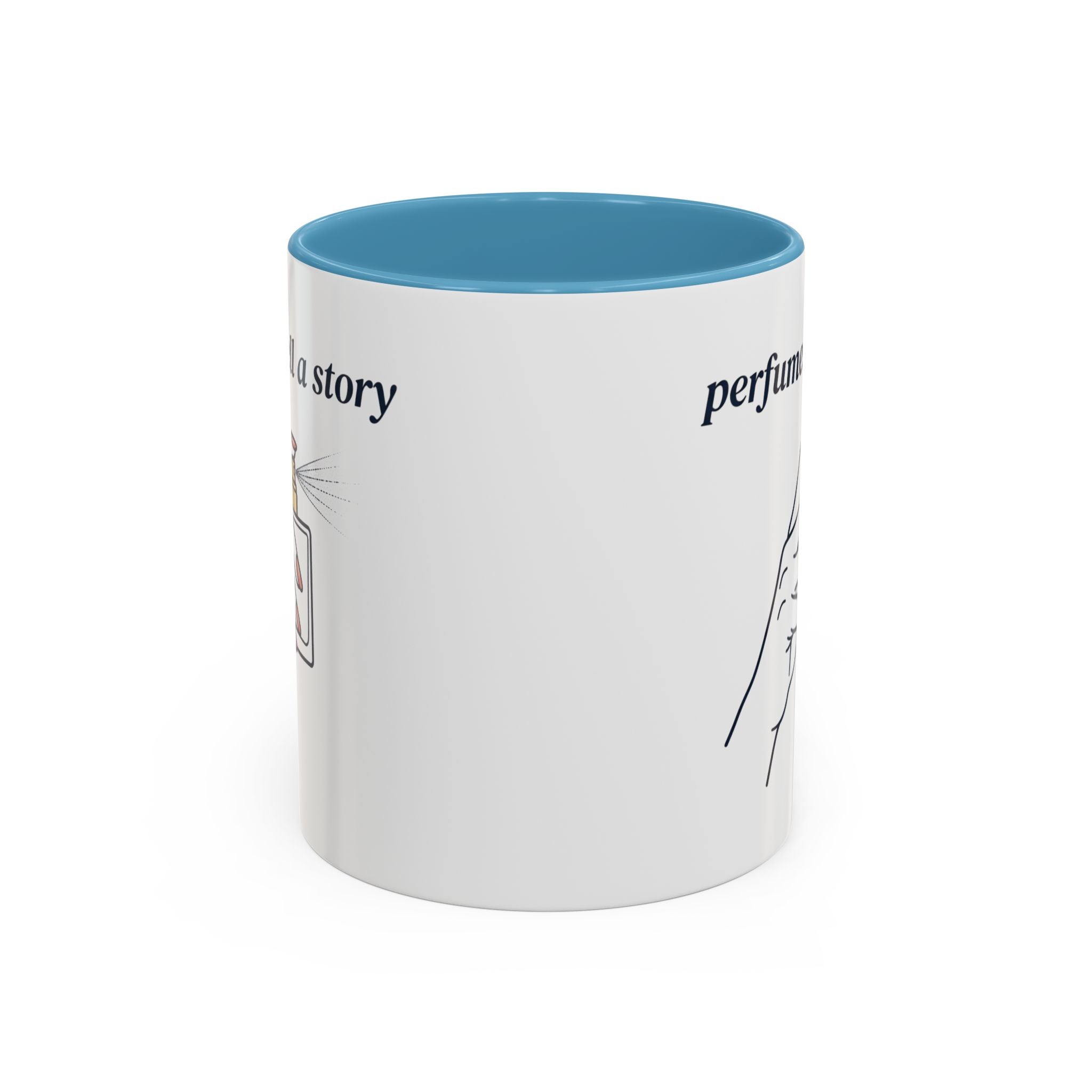 Perfumes Tell a Story Accent Coffee Mug — Scent Lover Gift (11/15oz)