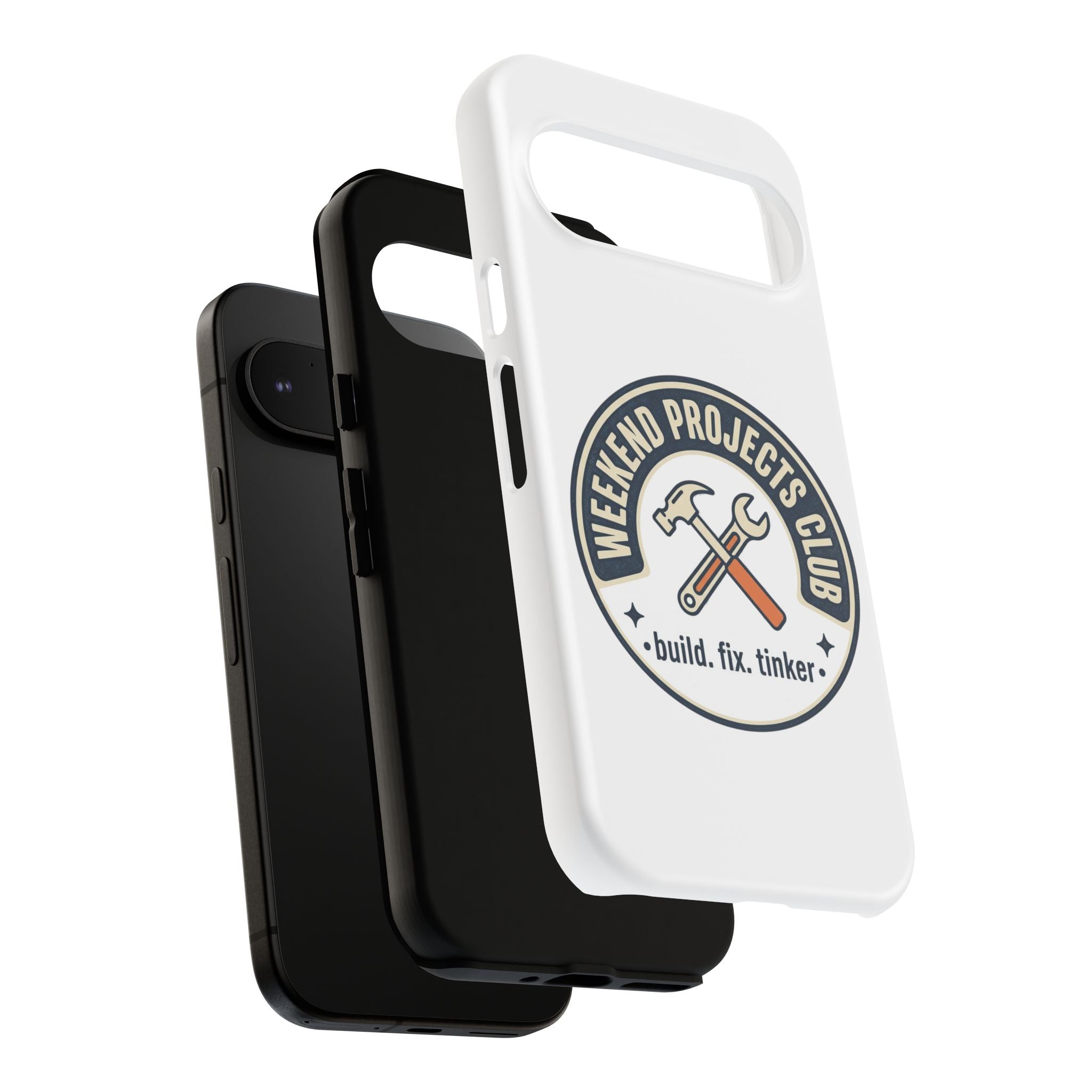 Weekend Projects Club Tough Phone Case — "build. fix. tinker."
