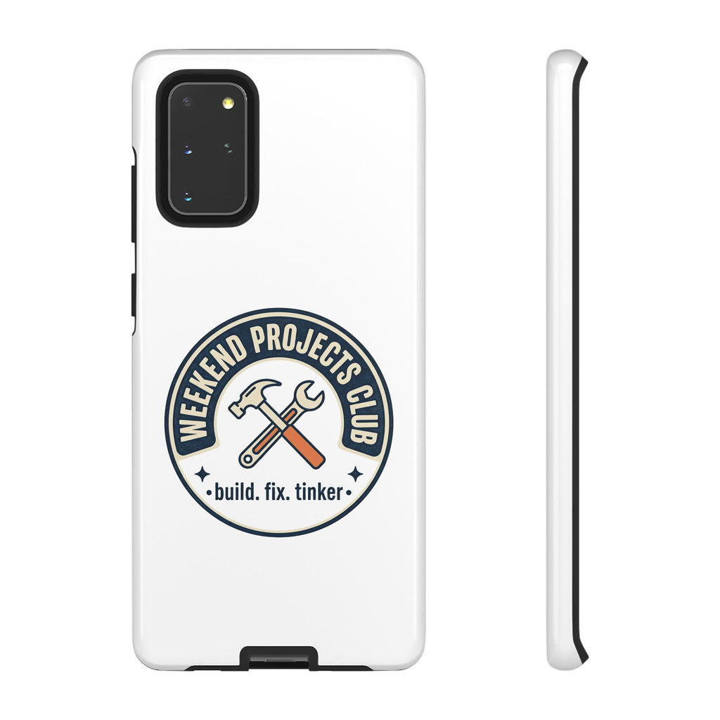 Weekend Projects Club Tough Phone Case — "build. fix. tinker."