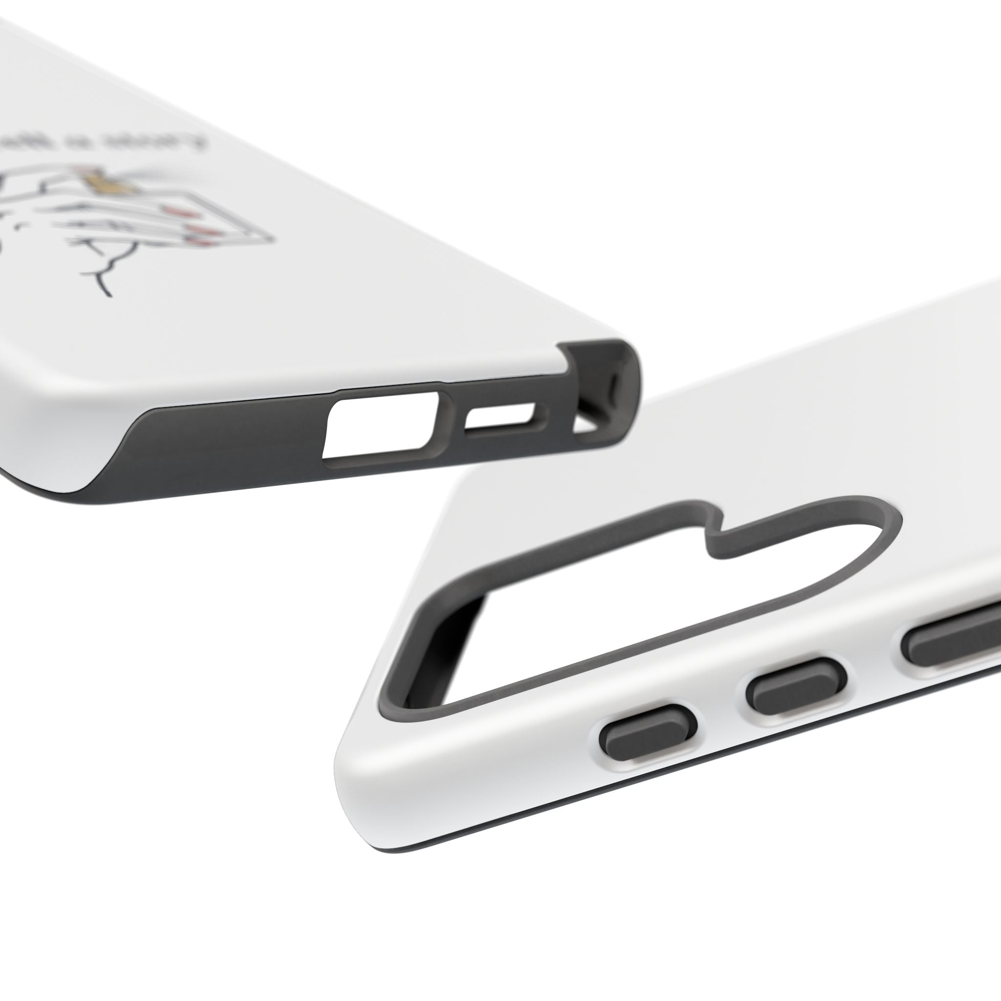 Phone Case — "perfumes tell a story" Minimalist Perfume Bottle Design