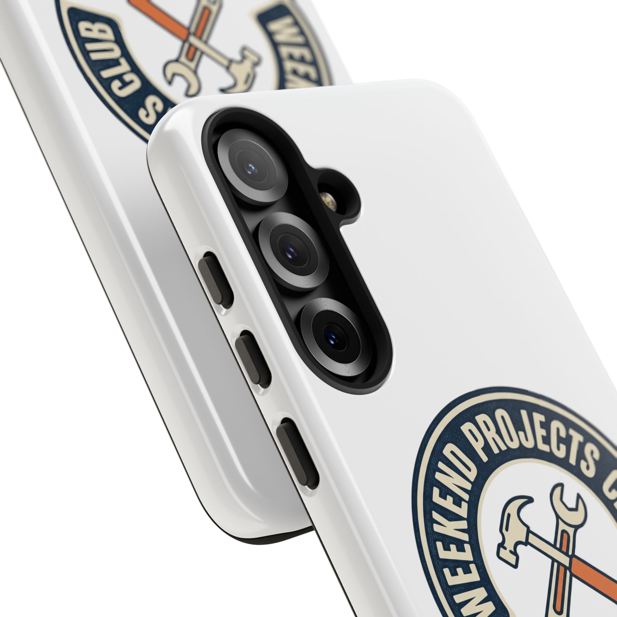 Weekend Projects Club Tough Phone Case — "build. fix. tinker."
