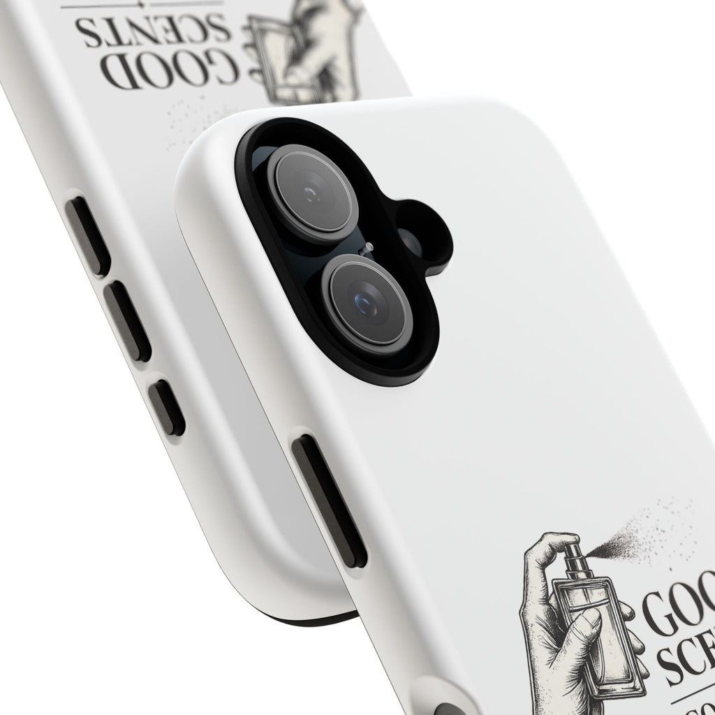 Phone Case - "Good Scents, Good Vibes" Fragrance Bottle Design
