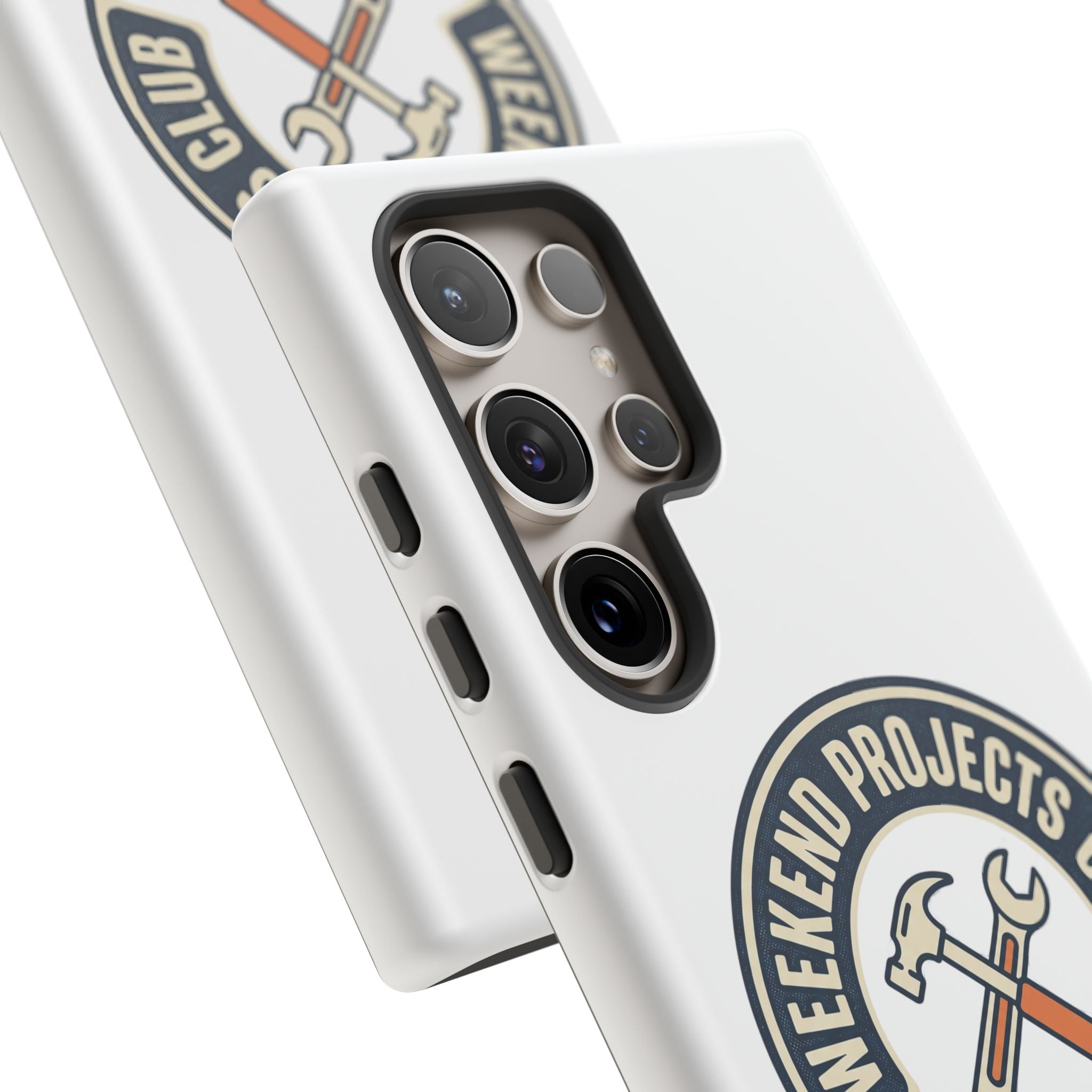 Weekend Projects Club Tough Phone Case — "build. fix. tinker."
