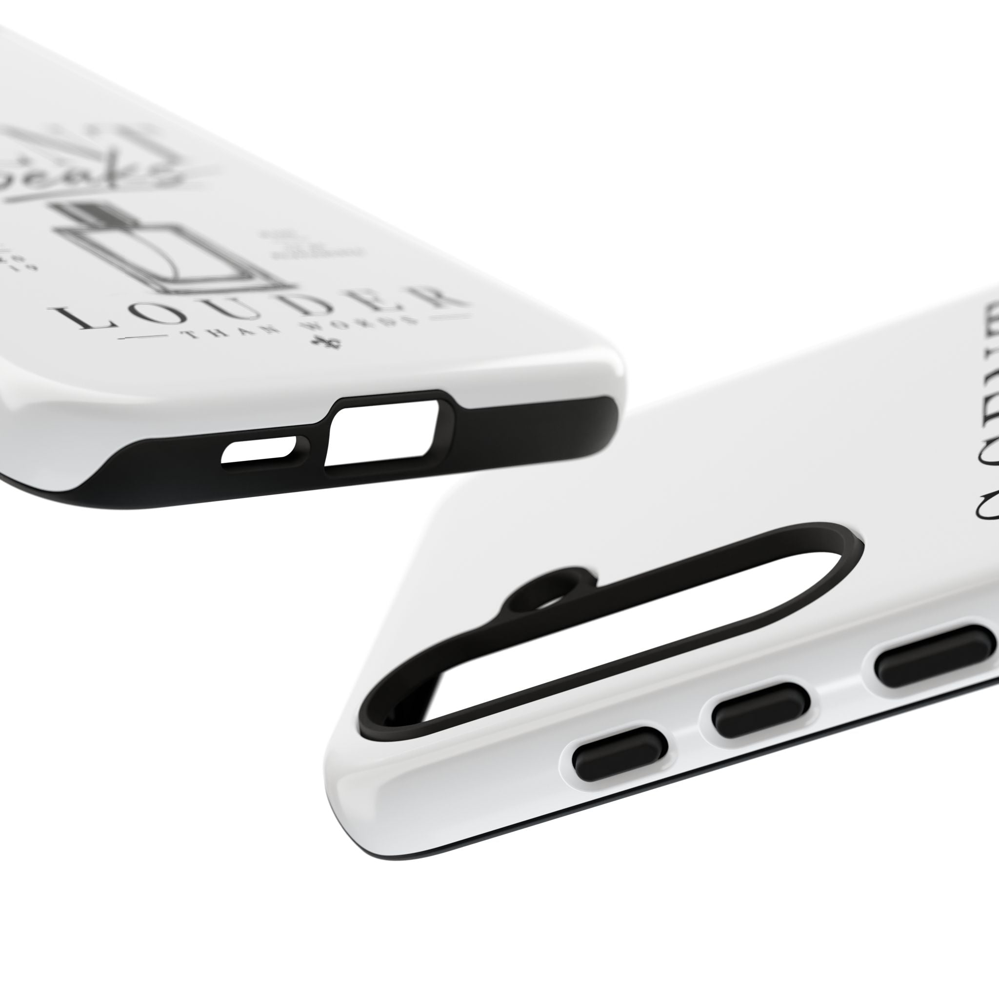 Phone Case — "Scent Speaks Louder Than Words" Perfume Bottle Design