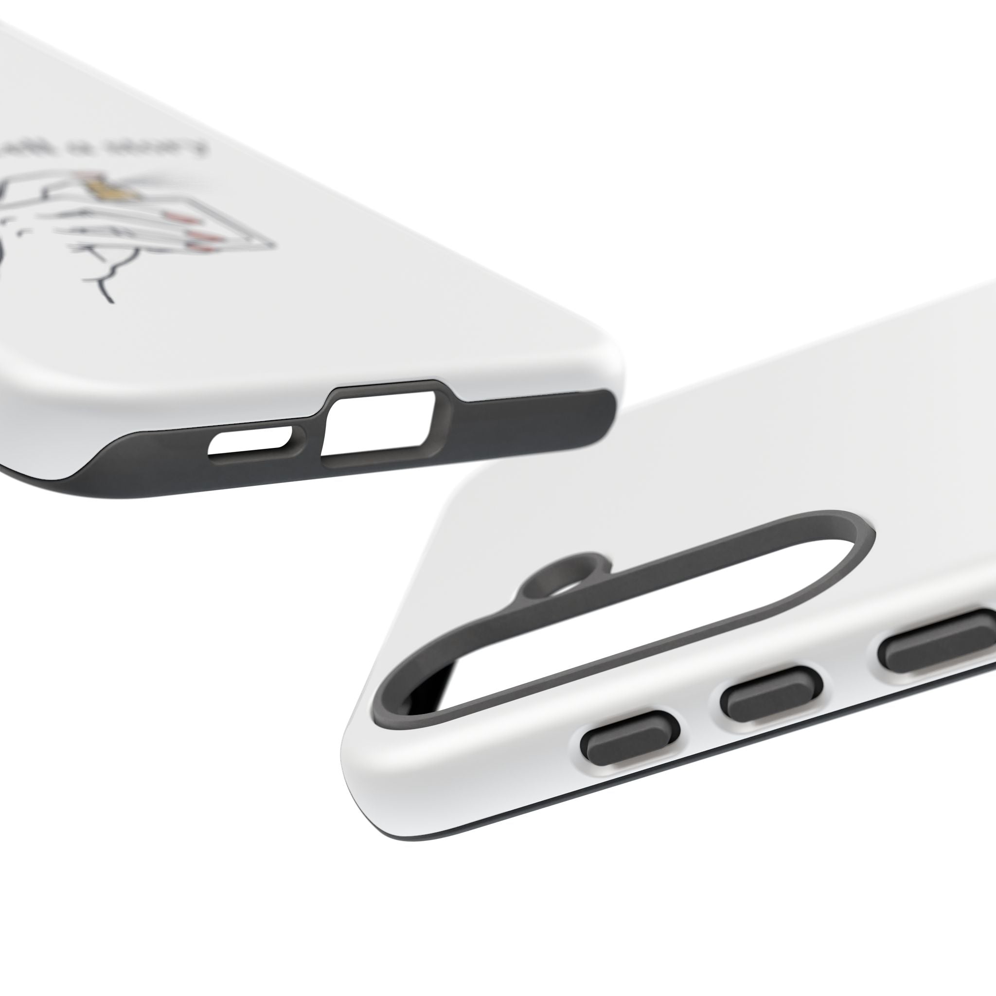 Phone Case — "perfumes tell a story" Minimalist Perfume Bottle Design