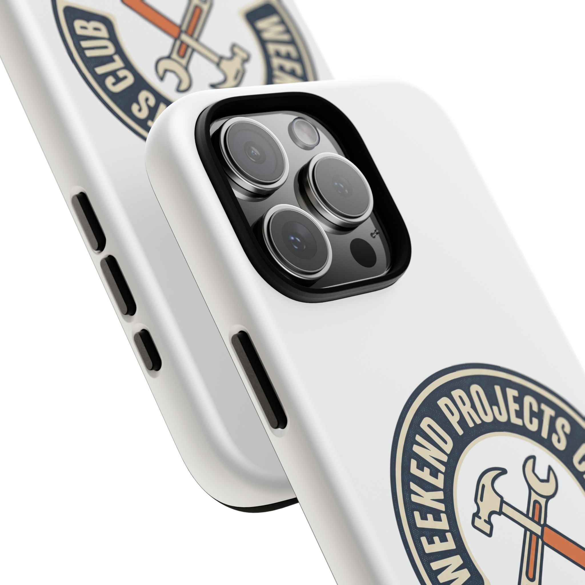 Weekend Projects Club Tough Phone Case — "build. fix. tinker."