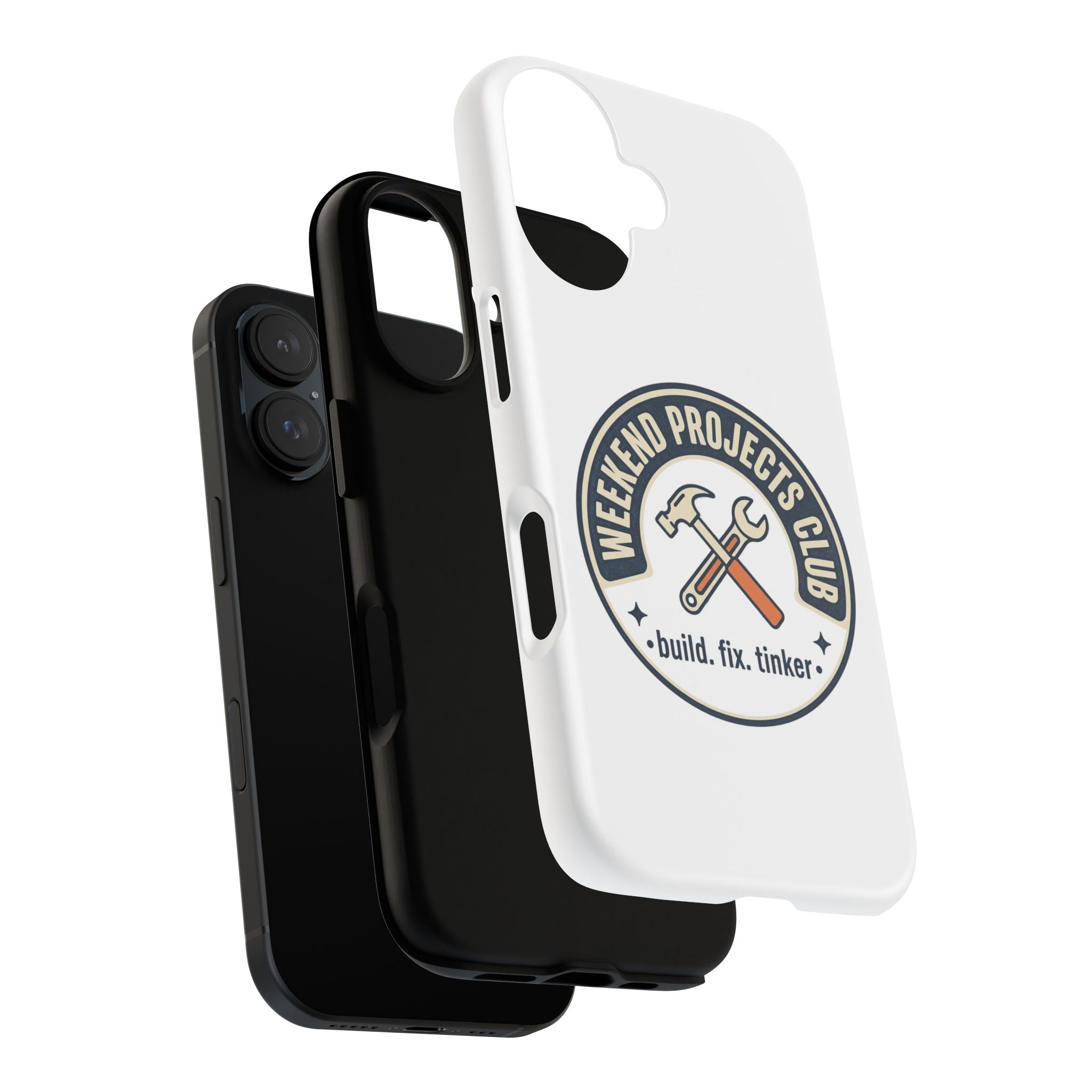 Weekend Projects Club Tough Phone Case — "build. fix. tinker."