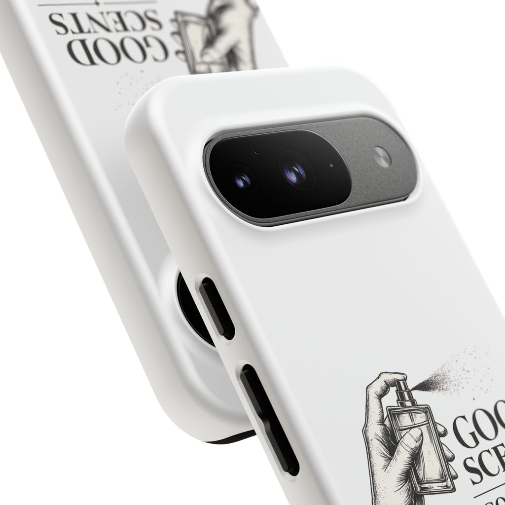 Phone Case - "Good Scents, Good Vibes" Fragrance Bottle Design
