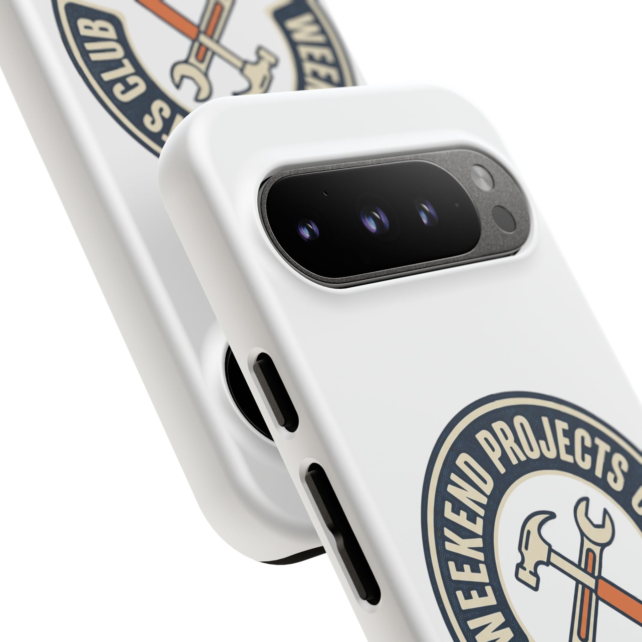 Weekend Projects Club Tough Phone Case — "build. fix. tinker."