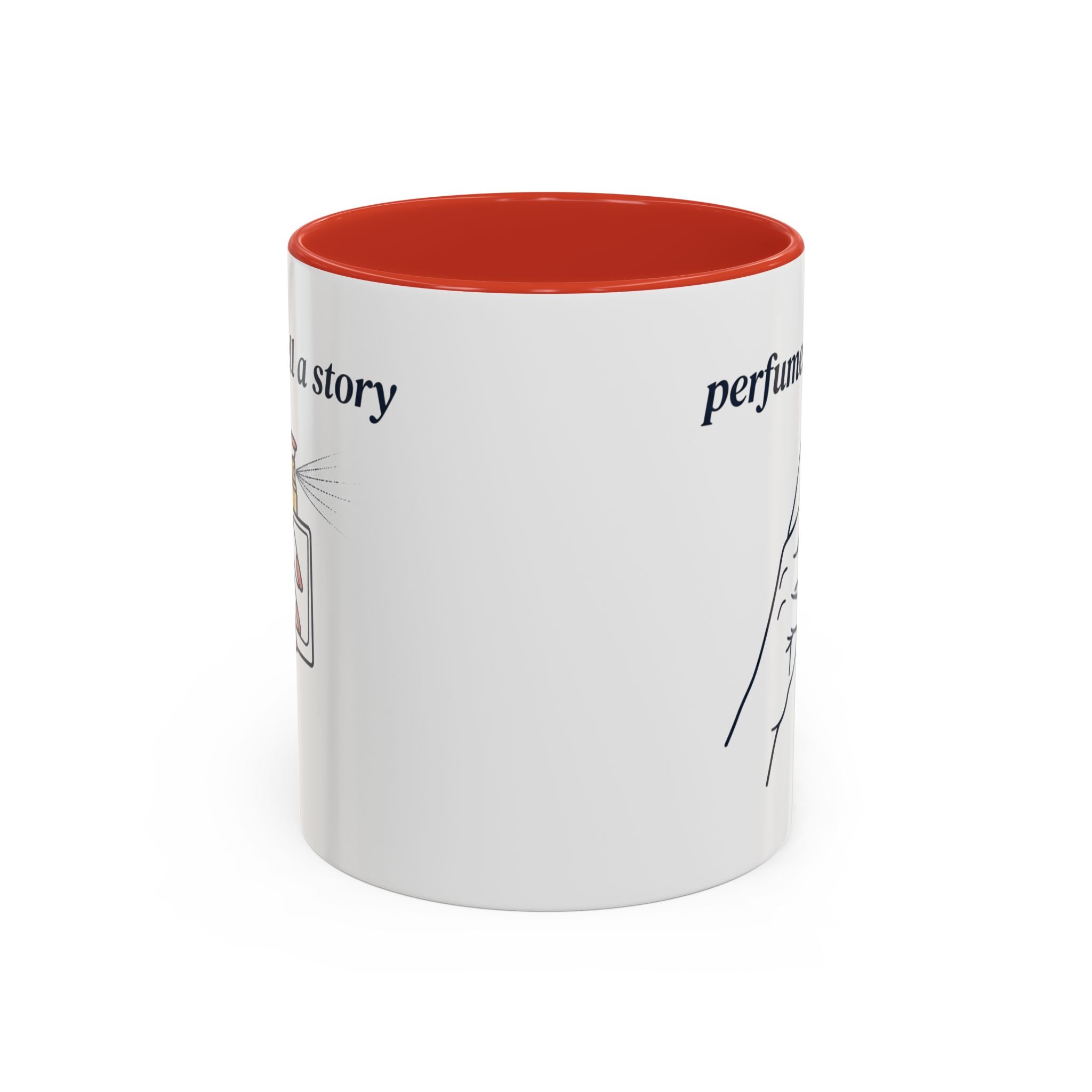 Perfumes Tell a Story Accent Coffee Mug — Scent Lover Gift (11/15oz)
