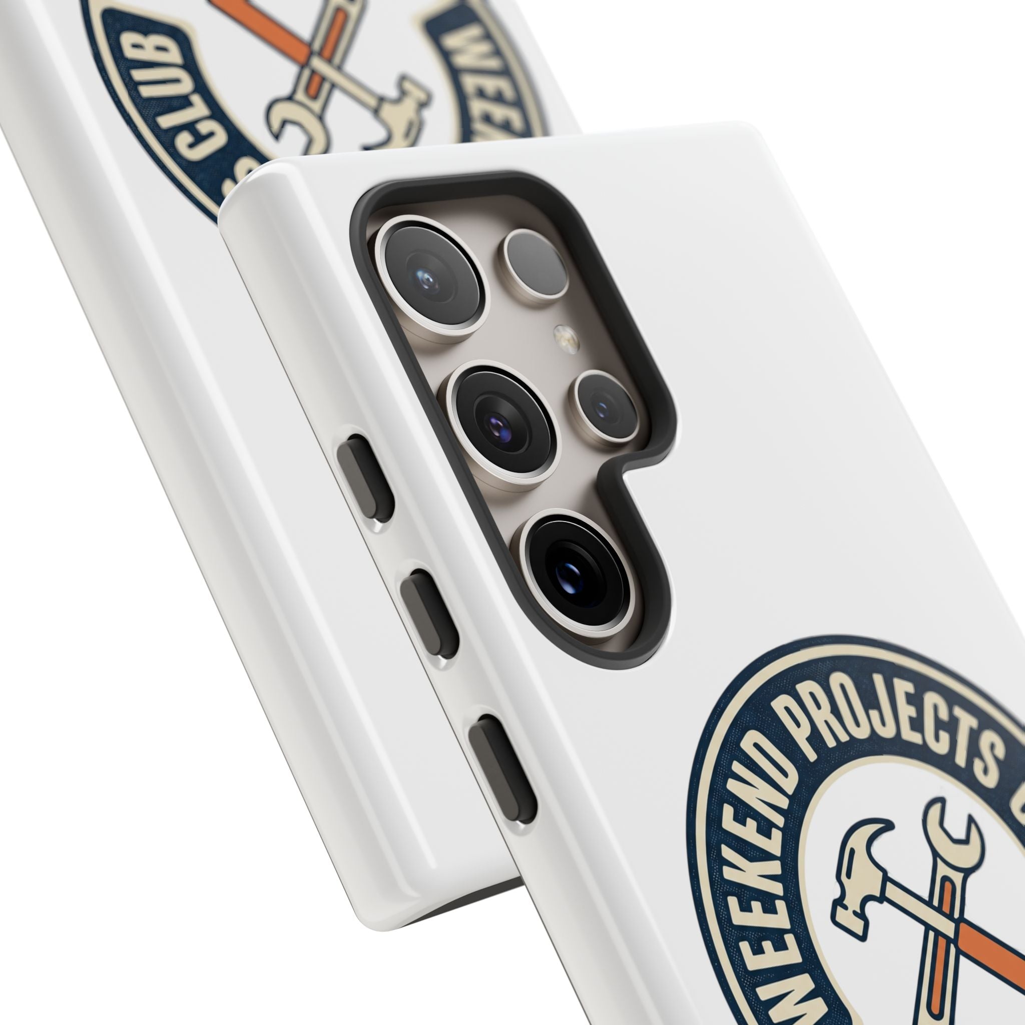 Weekend Projects Club Tough Phone Case — "build. fix. tinker."