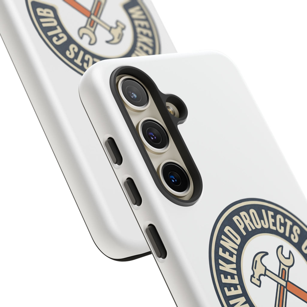 Weekend Projects Club Tough Phone Case — "build. fix. tinker."