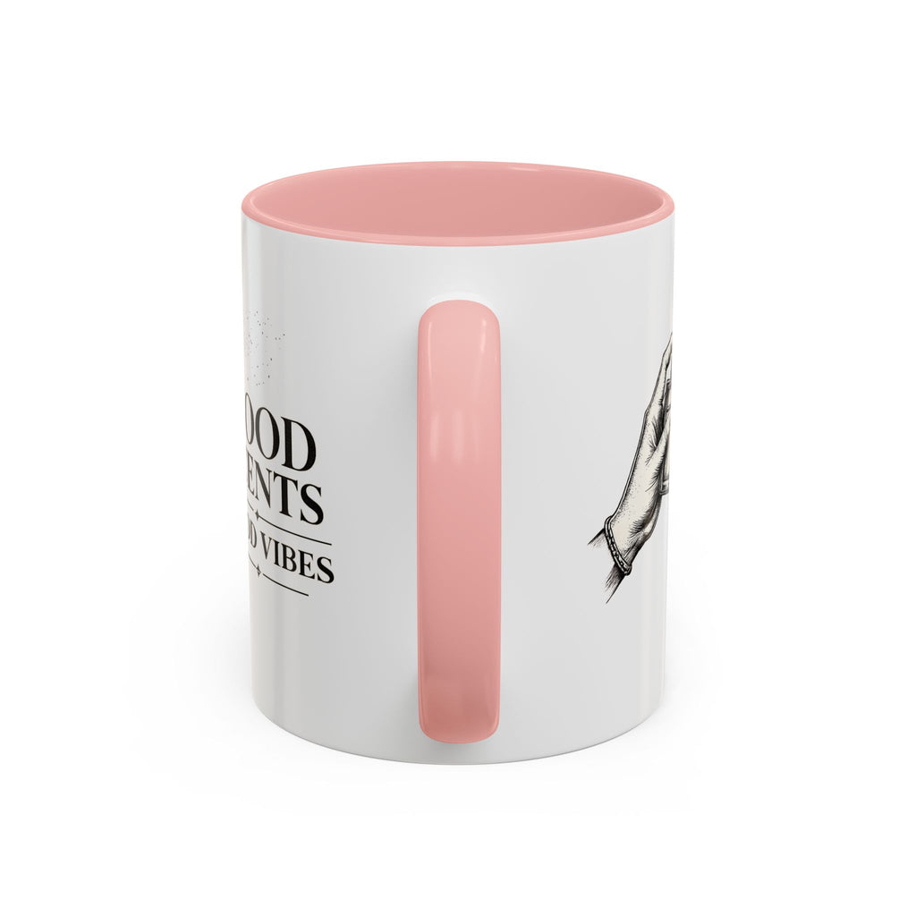 Good Scents, Good Vibes Coffee Mug — Scent Perfume Graphic Accent Mug