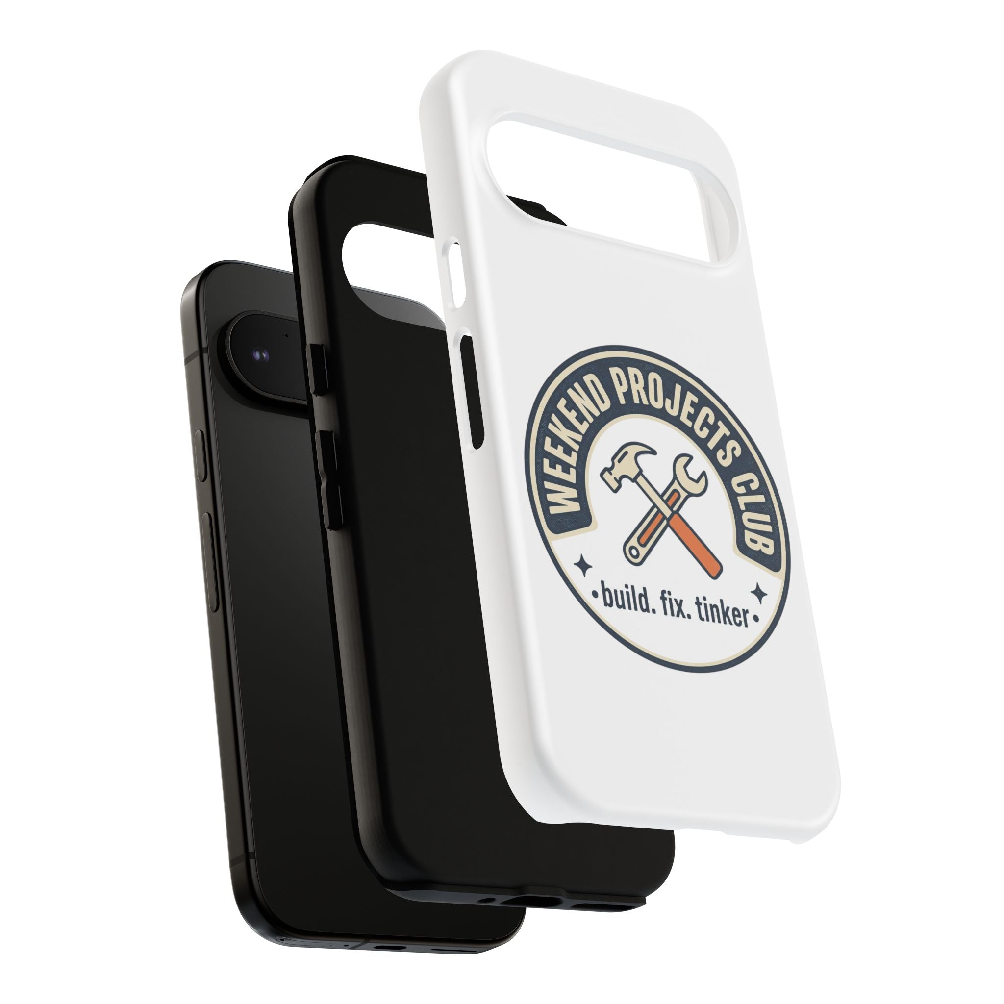 Weekend Projects Club Tough Phone Case — "build. fix. tinker."