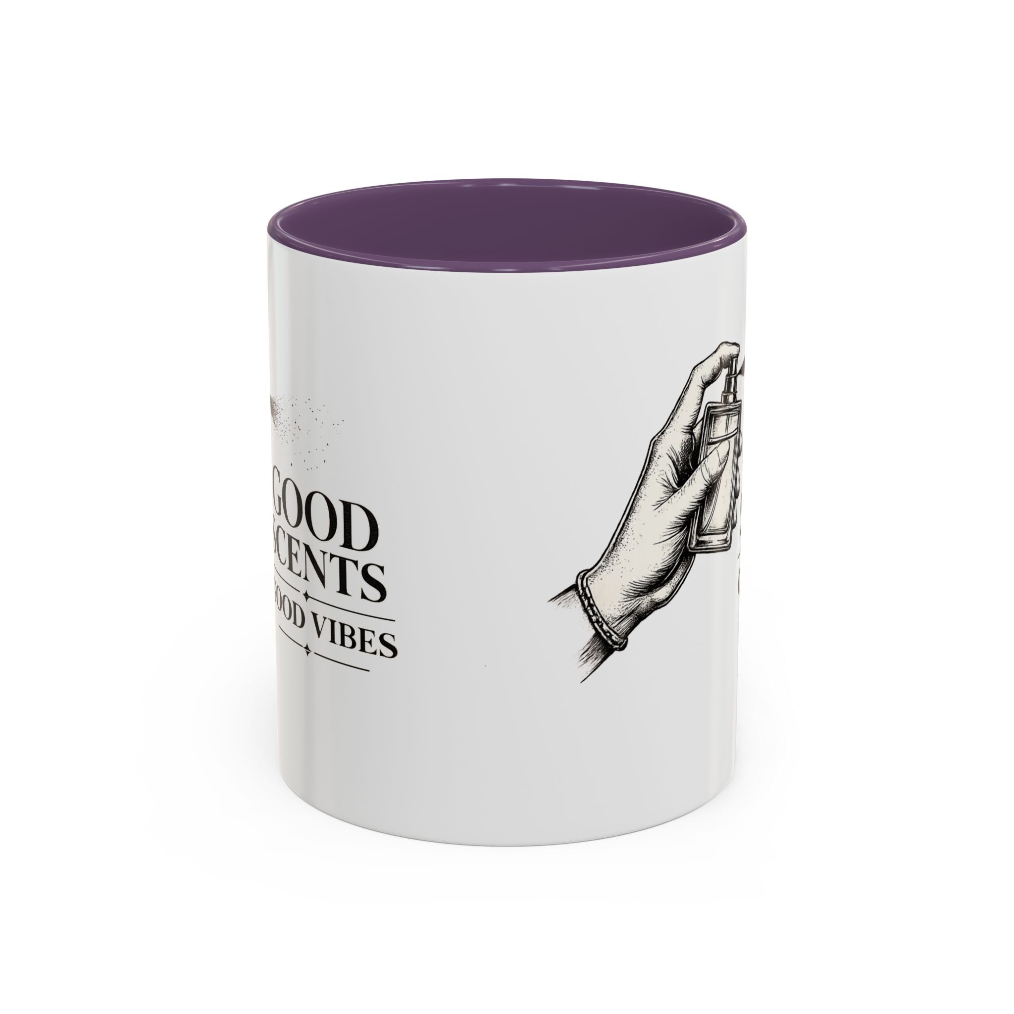 Good Scents, Good Vibes Coffee Mug — Scent Perfume Graphic Accent Mug