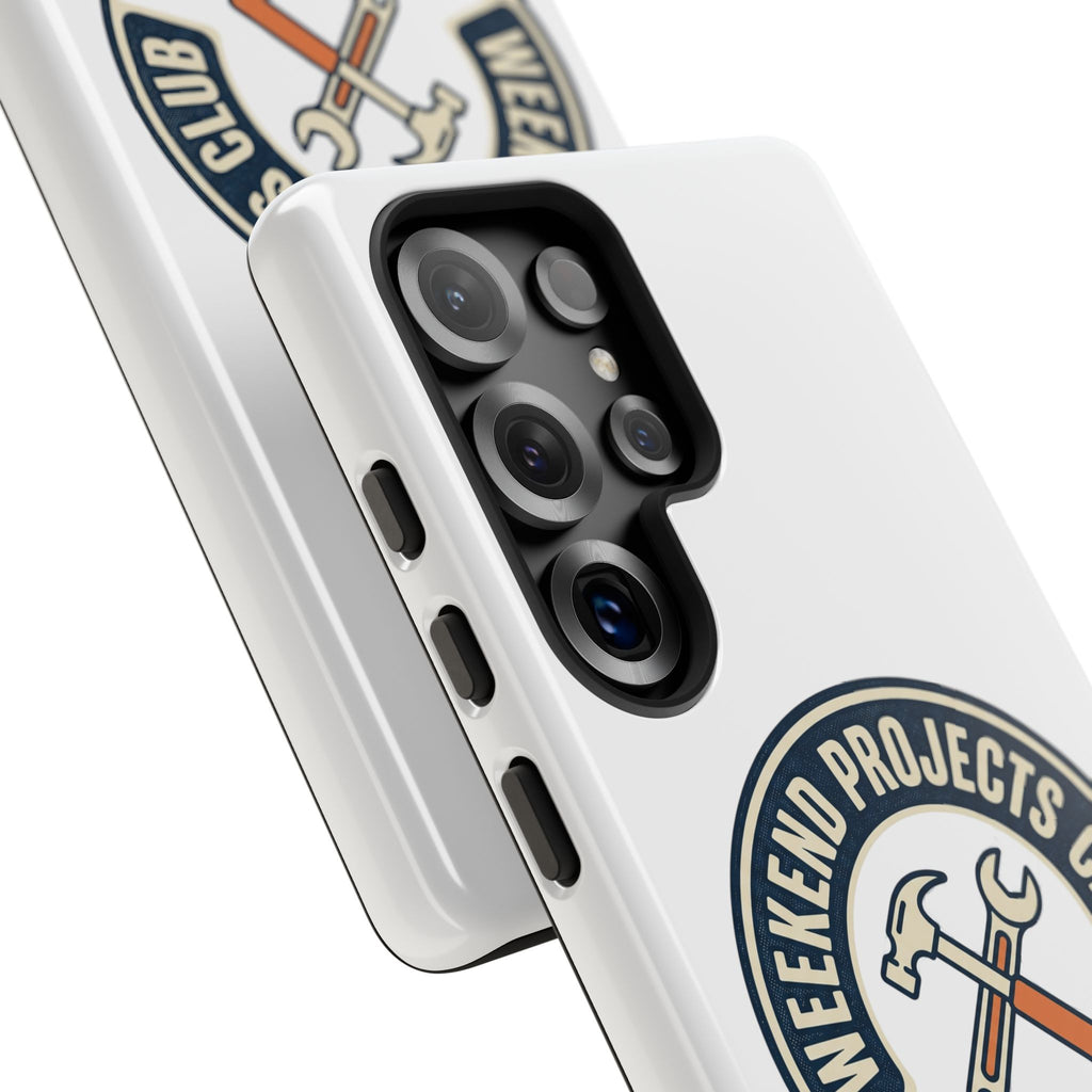 Weekend Projects Club Tough Phone Case — "build. fix. tinker."