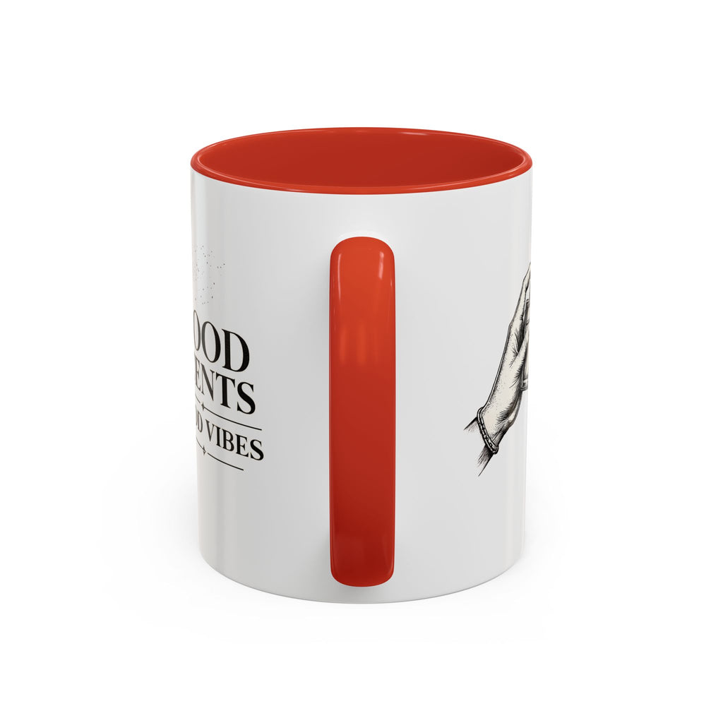 Good Scents, Good Vibes Coffee Mug — Scent Perfume Graphic Accent Mug