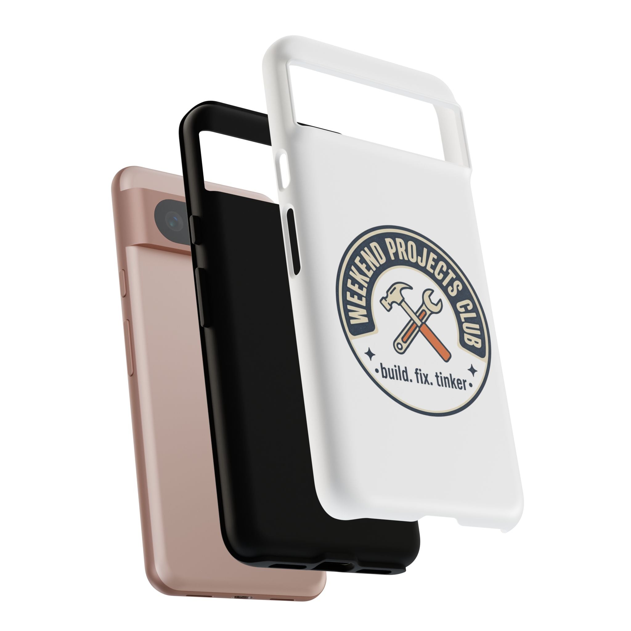Weekend Projects Club Tough Phone Case — "build. fix. tinker."