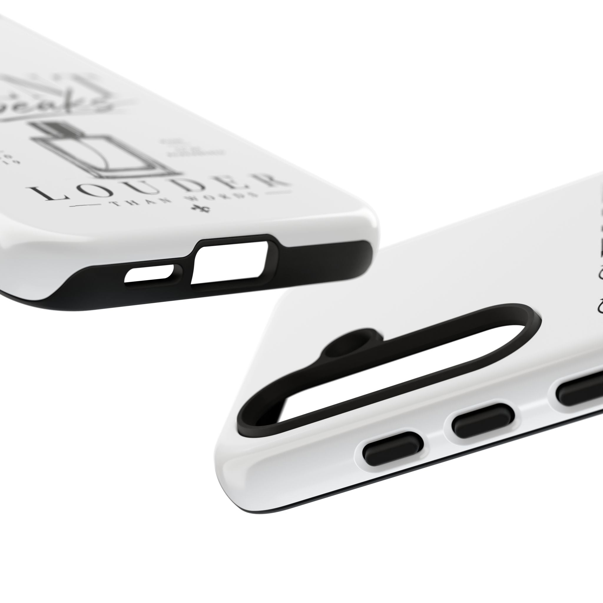 Phone Case — "Scent Speaks Louder Than Words" Perfume Bottle Design